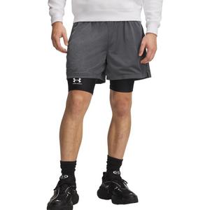 Under Armour Men's Icon 5" Mesh Shorts - Grey/White