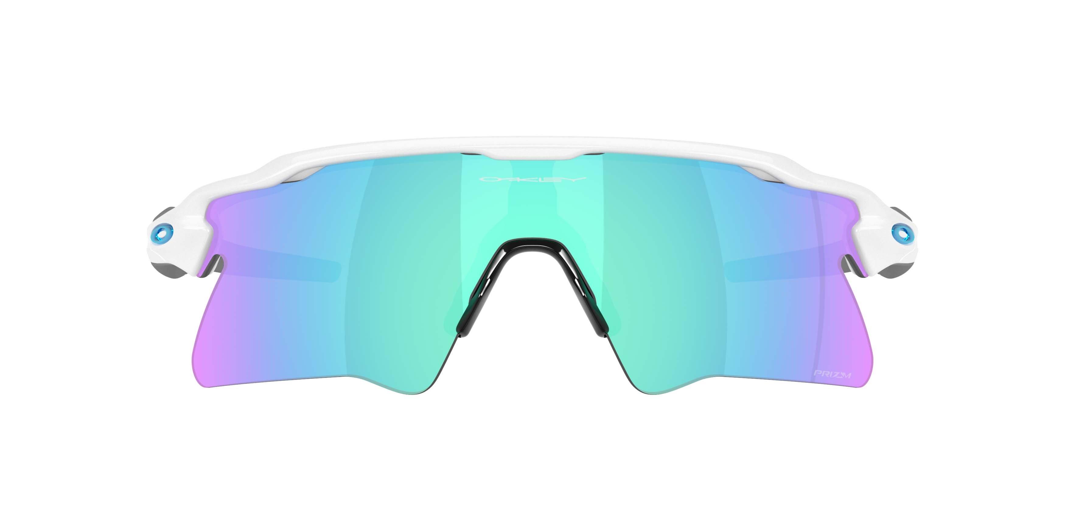 Oakley Radar EV Heater Prizm Sapphire Sunglasses - Polished White - WHITE/BLUE