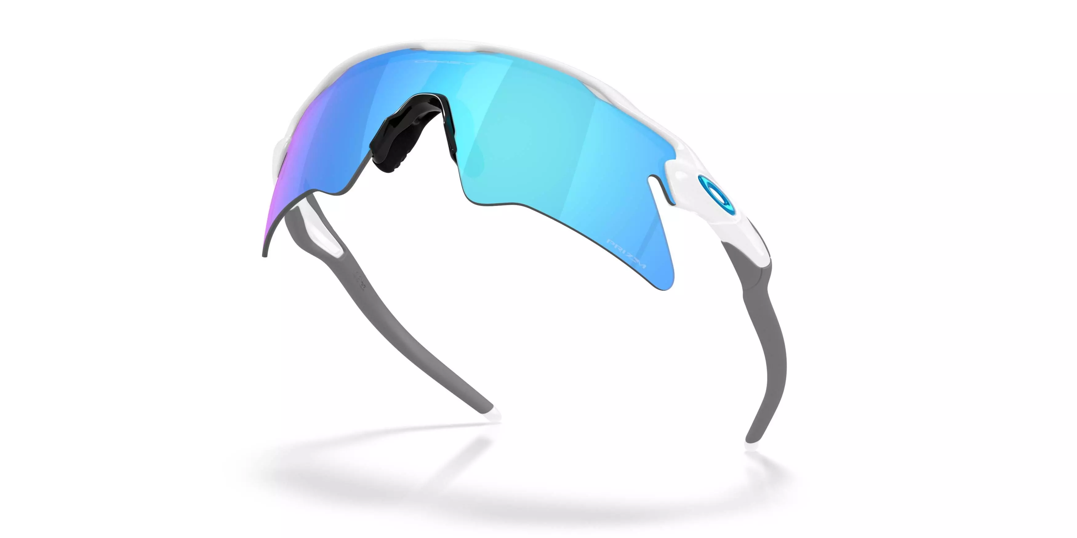 Oakley Radar EV Heater Prizm Sapphire Sunglasses - Polished White - WHITE/BLUE