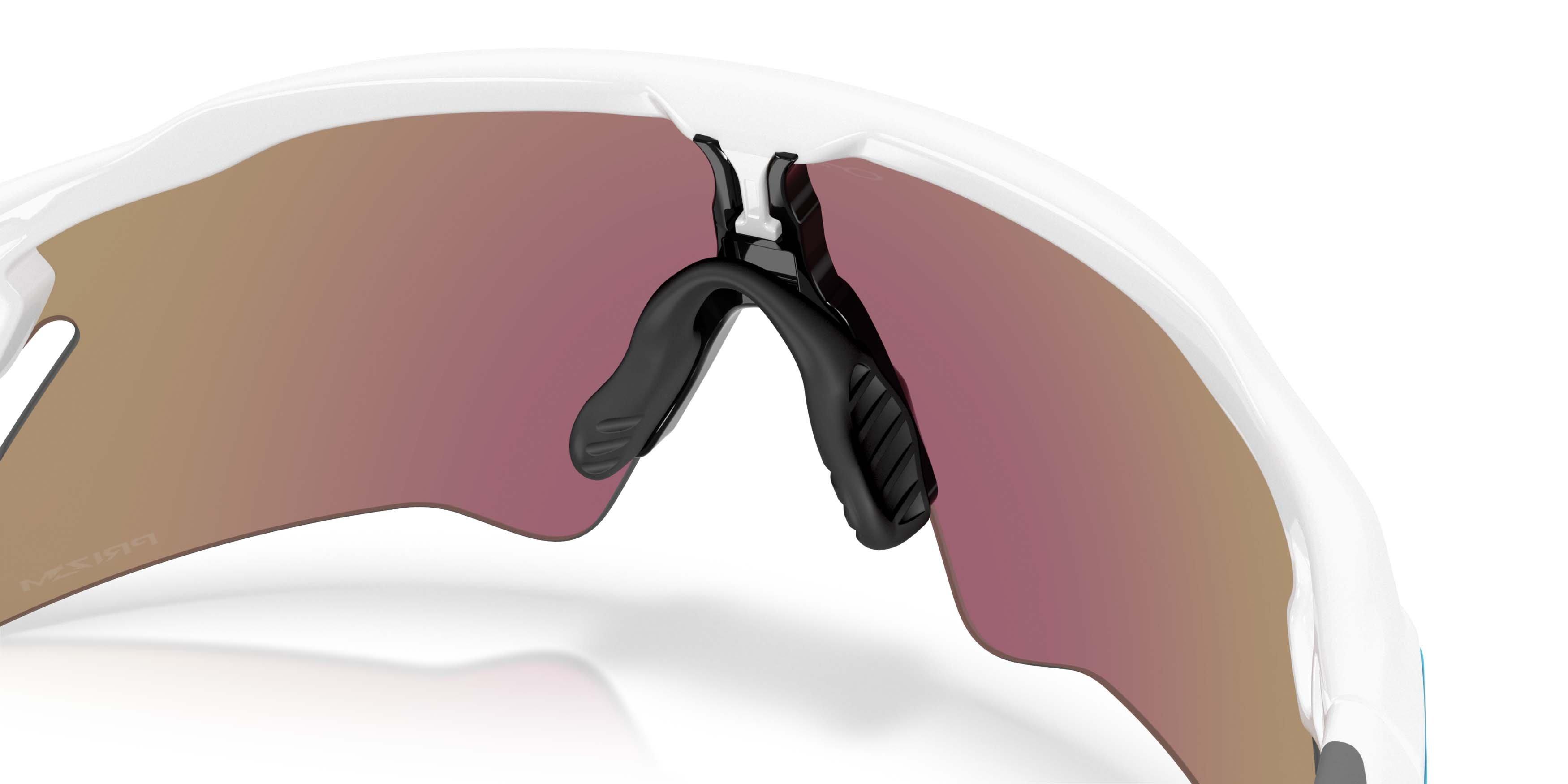 Oakley Radar EV Heater Prizm Sapphire Sunglasses - Polished White - WHITE/BLUE