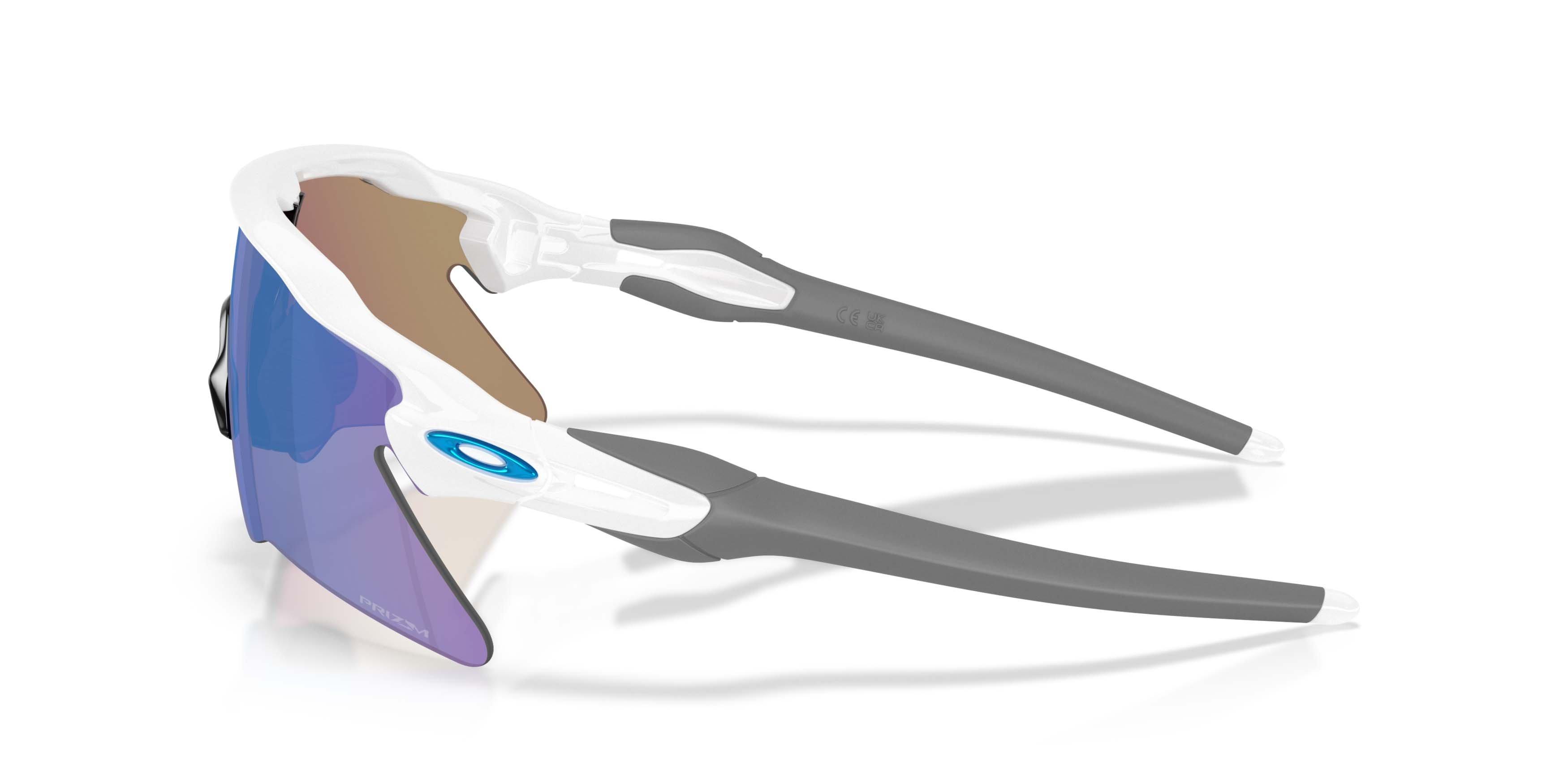 Oakley Radar EV Heater Prizm Sapphire Sunglasses - Polished White - WHITE/BLUE