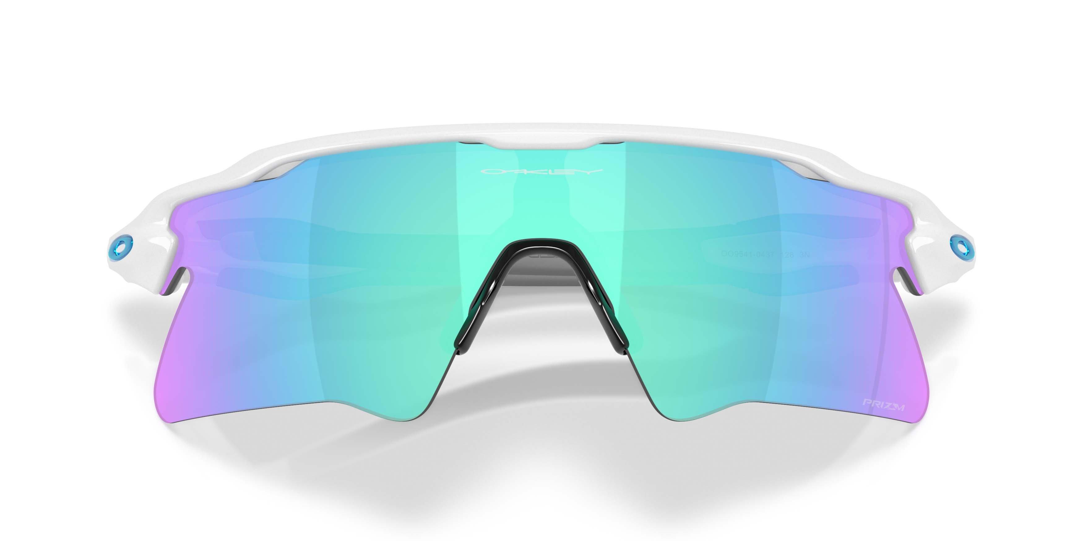 Oakley Radar EV Heater Prizm Sapphire Sunglasses - Polished White - WHITE/BLUE