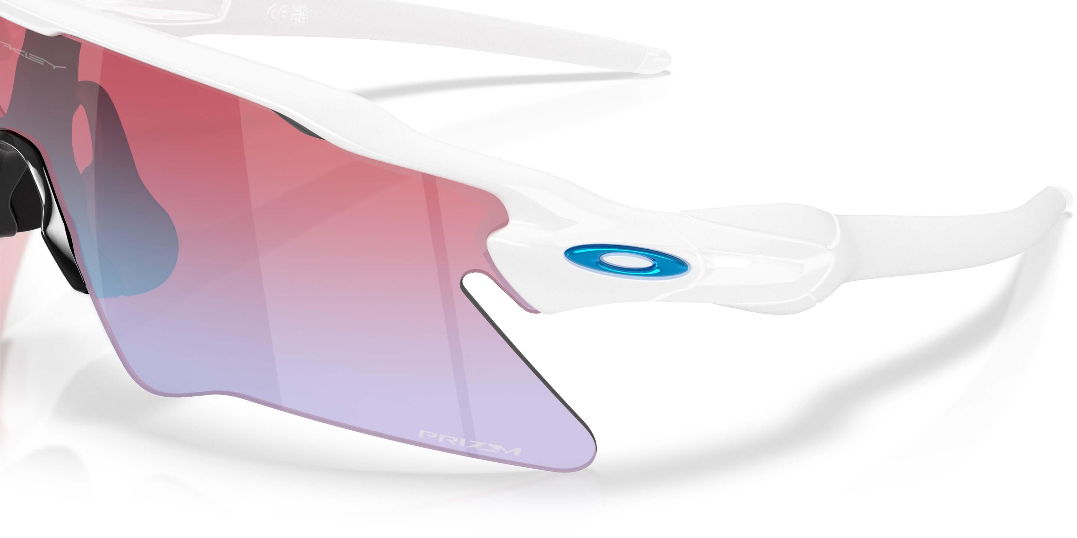 Oakley Radar EV Heater Prizm Snow Sapphire Sunglasses - Polished White - WHITE