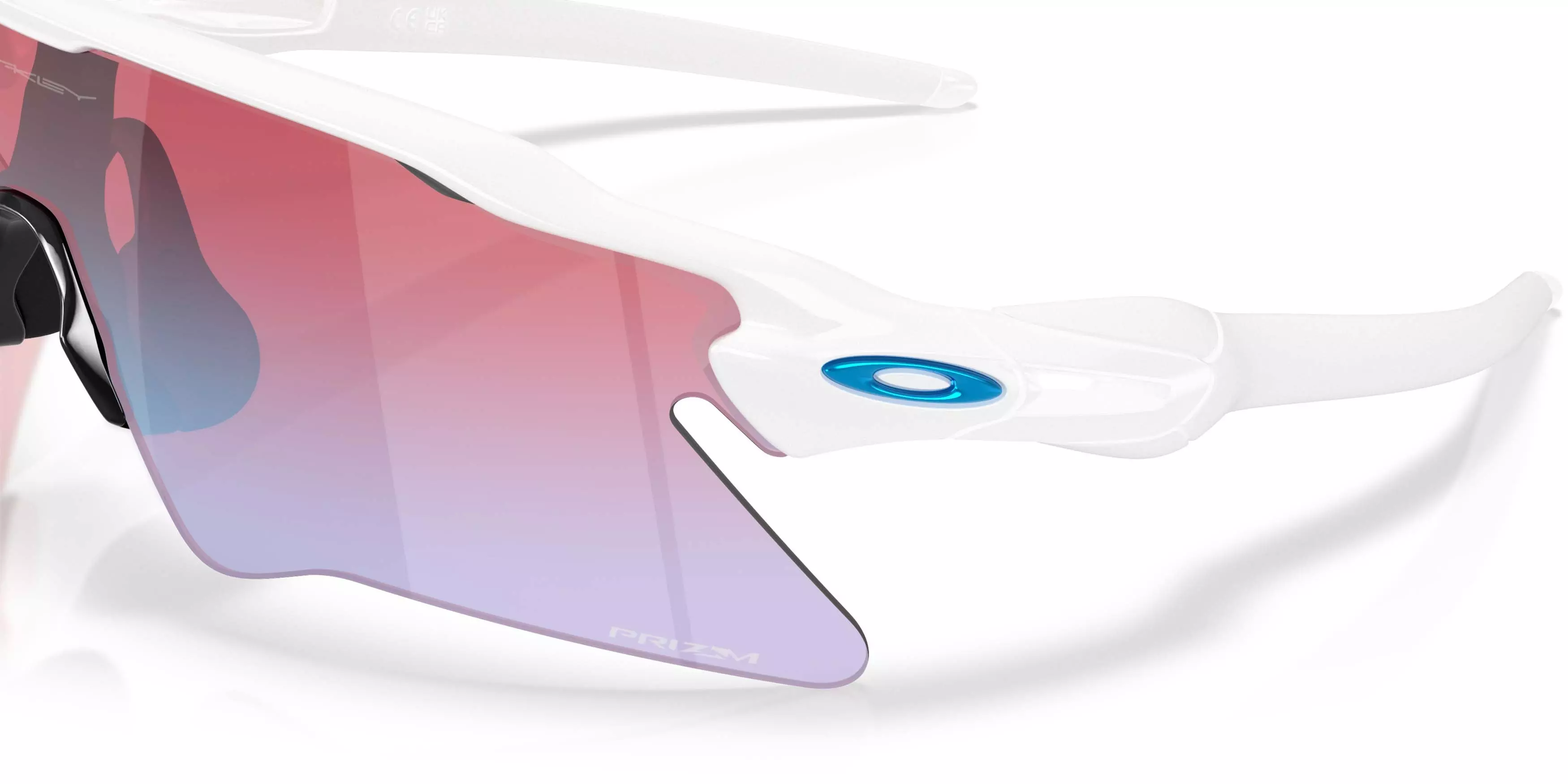 Oakley Radar EV Heater Prizm Snow Sapphire Sunglasses - Polished White - WHITE