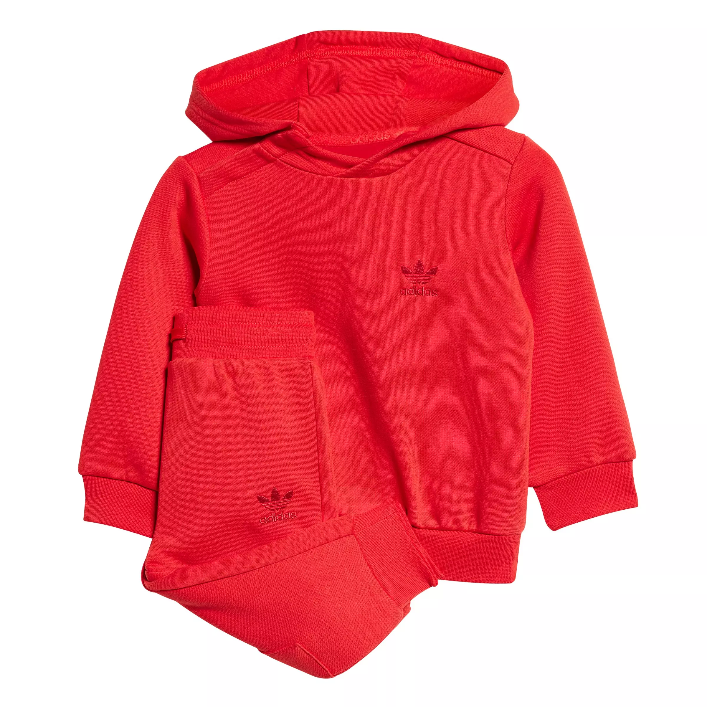 adidas Originals Toddlers' Hoodie Cargo Set -Red - RED