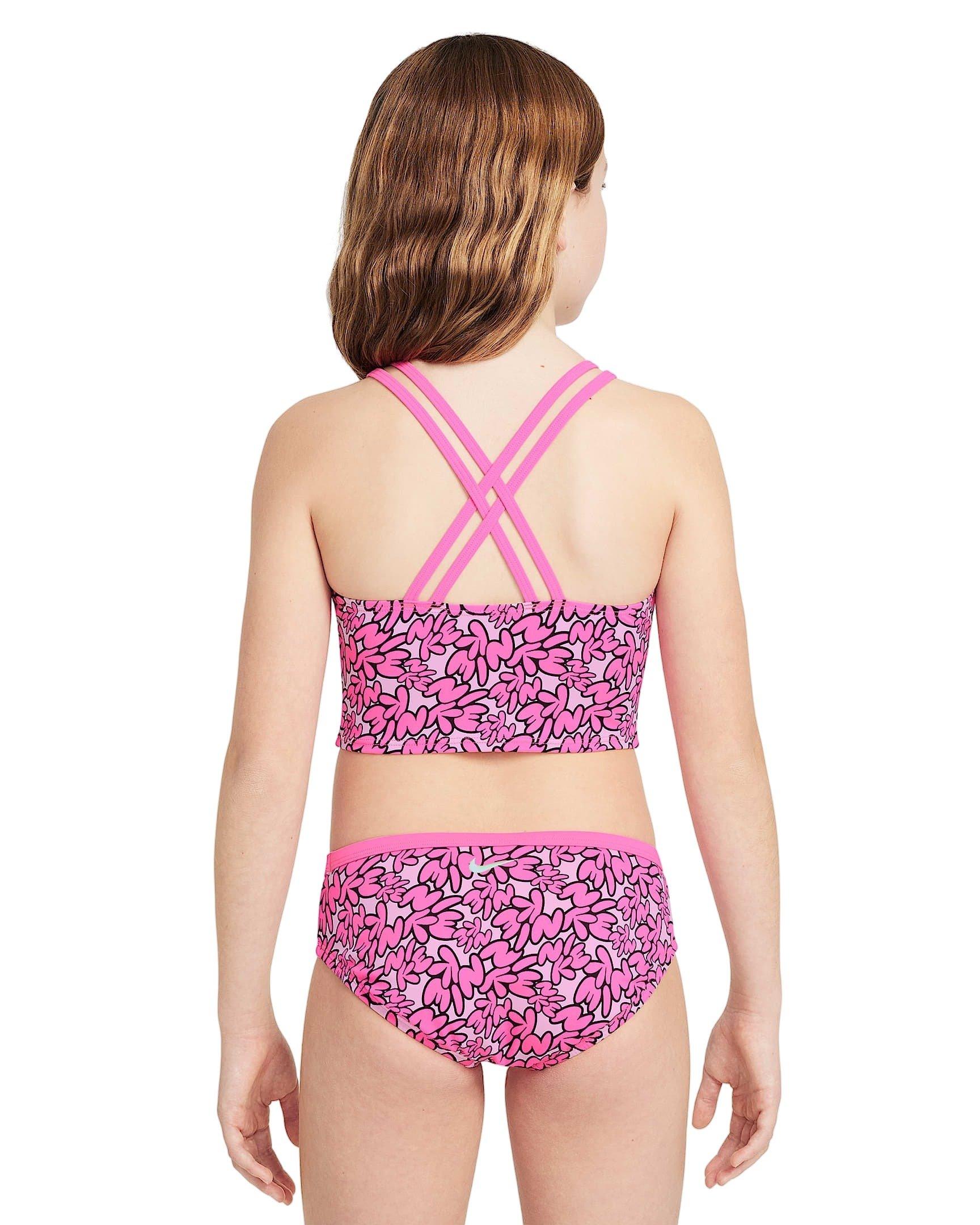 Nike Swim Spiderback Big Girls' Midkini Set