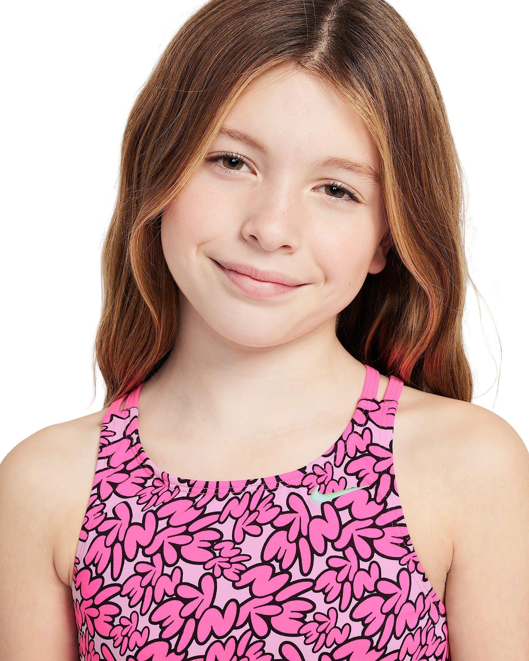 Nike Swim Spiderback Big Girls' Midkini Set