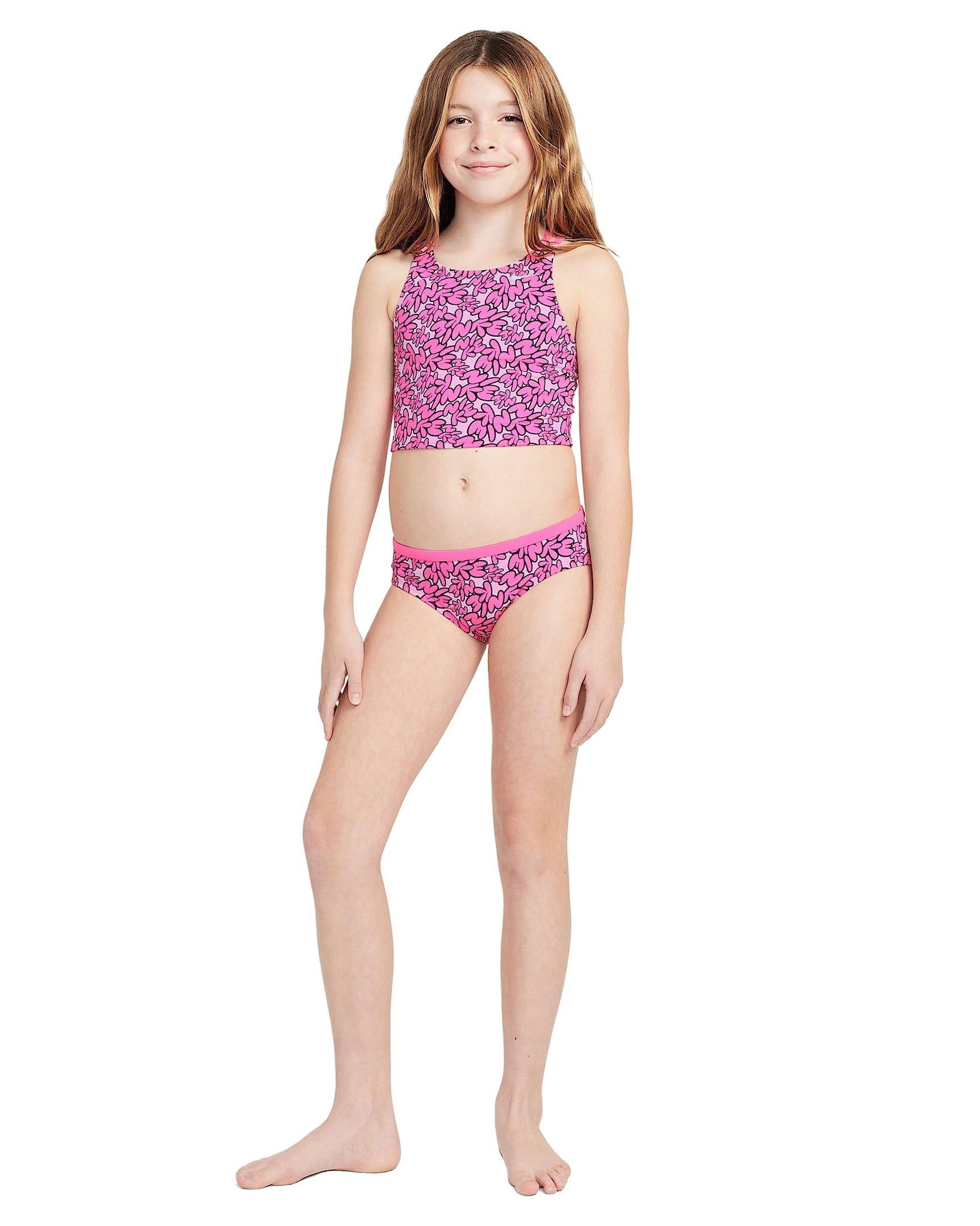 Nike Swim Spiderback Big Girls' Midkini Set