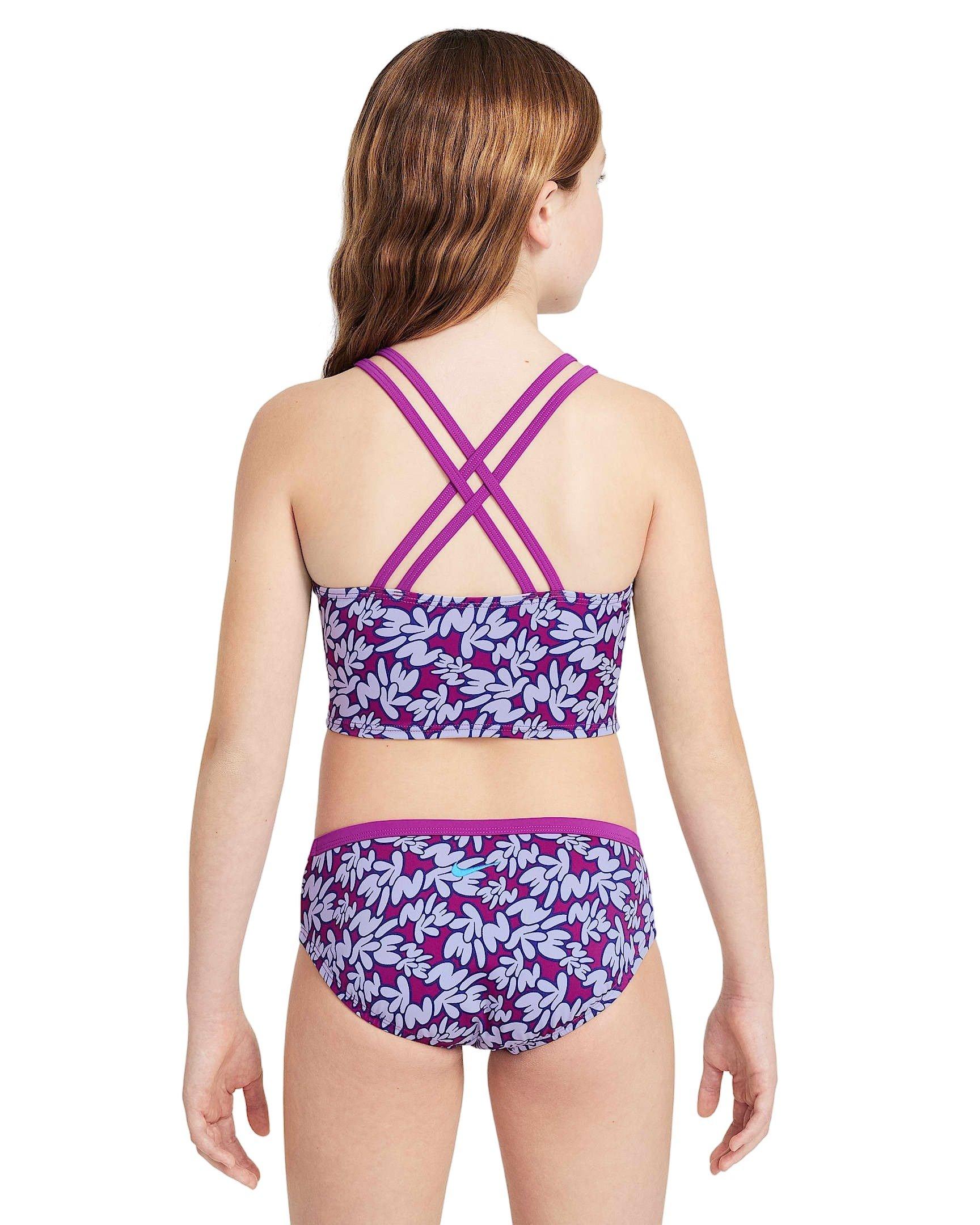 Nike Swim Spiderback Big Girls' Midkini Set