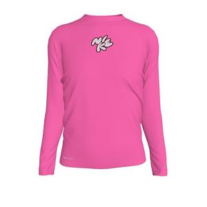 Nike Swim Big Girls'​ Bubble Charms Long Sleeve Hydroguard Shirt