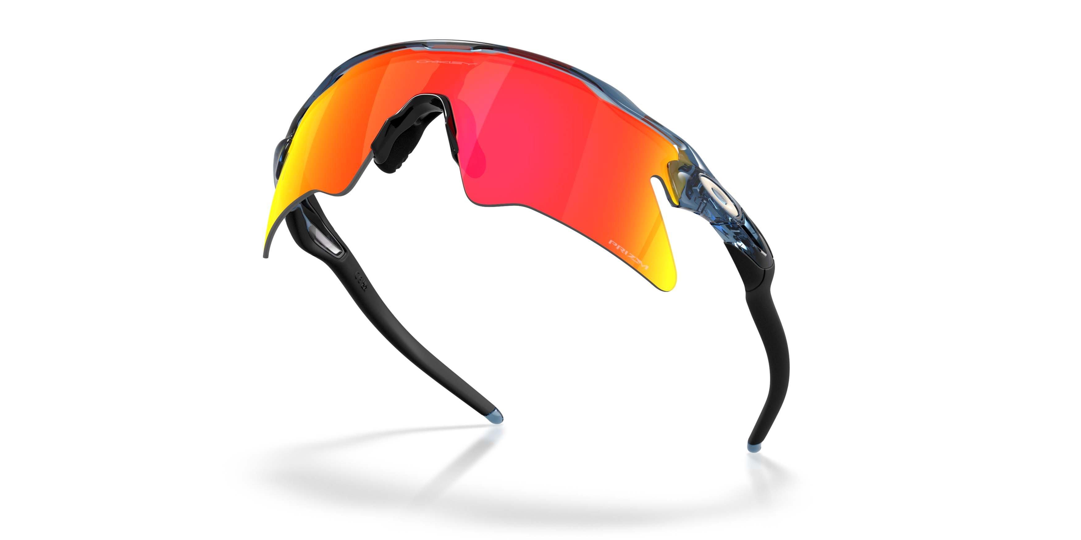 Oakley Radar EV Heater Prizm Ruby Sunglasses - Transparent Abyss - BLUE/RED