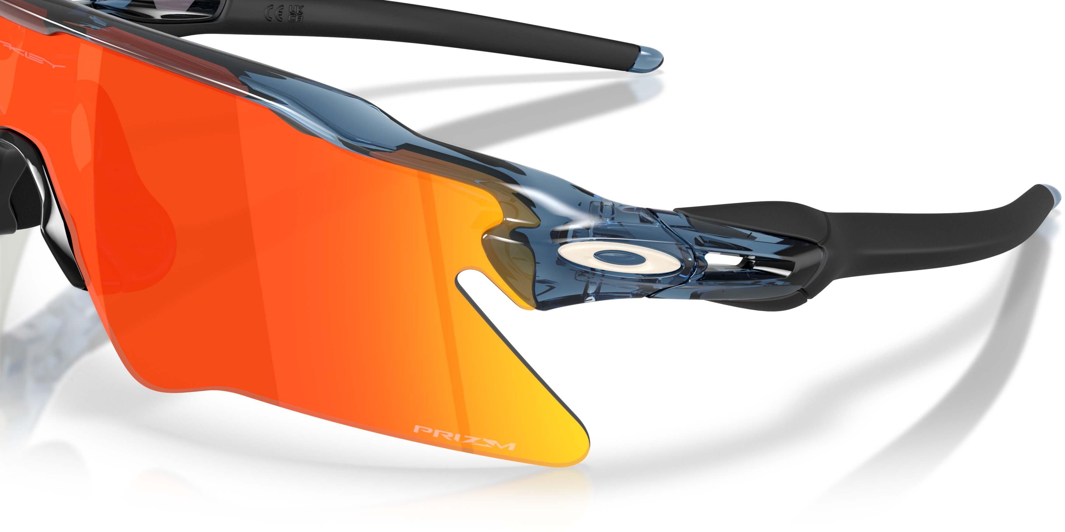 Oakley Radar EV Heater Prizm Ruby Sunglasses - Transparent Abyss - BLUE/RED