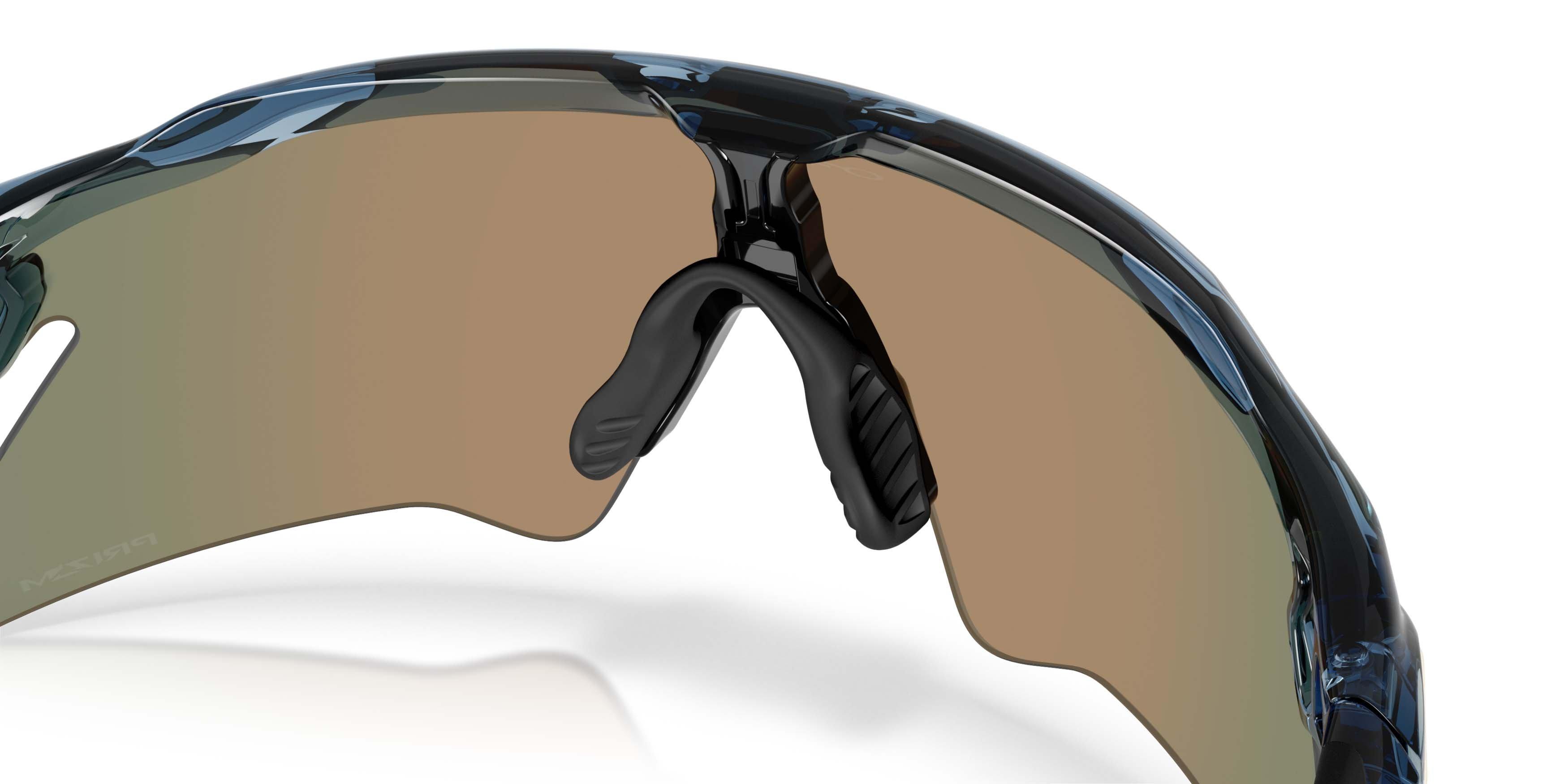 Oakley Radar EV Heater Prizm Ruby Sunglasses - Transparent Abyss - BLUE/RED