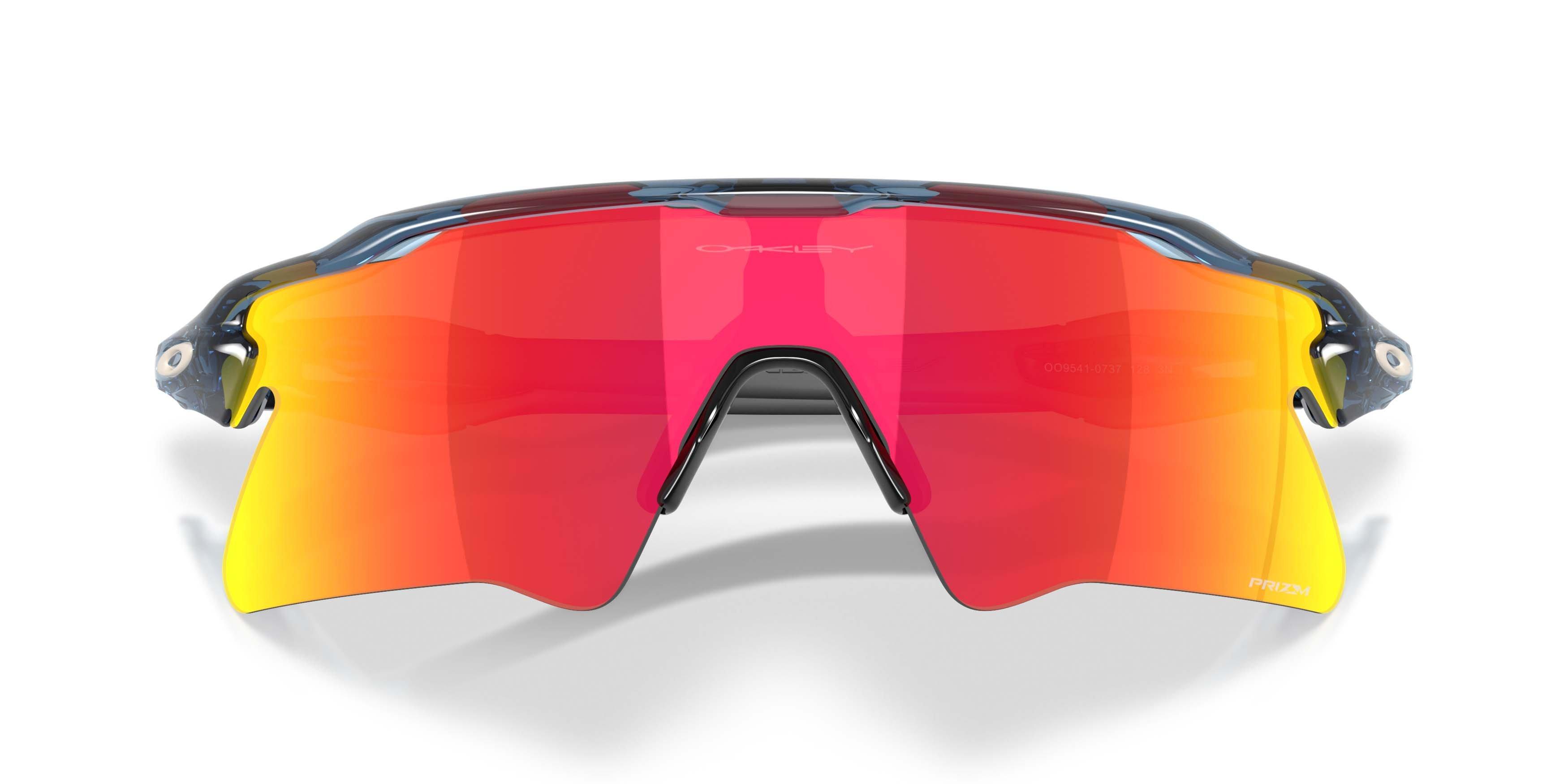 Oakley Radar EV Heater Prizm Ruby Sunglasses - Transparent Abyss - BLUE/RED