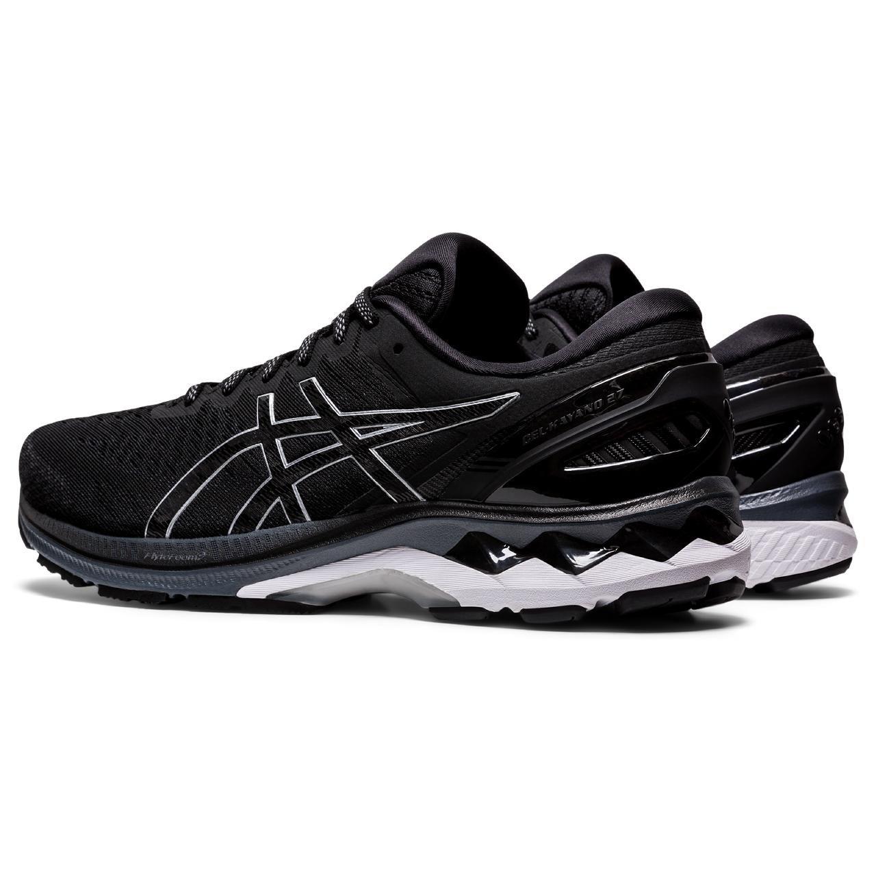 gel kayano 27 black silver