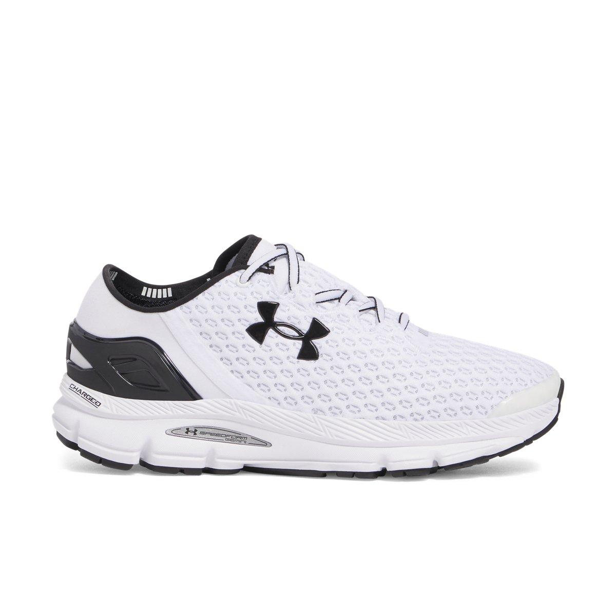 Under Armour Gemini Charged Black and White Athletic Shoes Amazon.com | Under Armour Charged Gemini 2020 Mens Running  main image 4