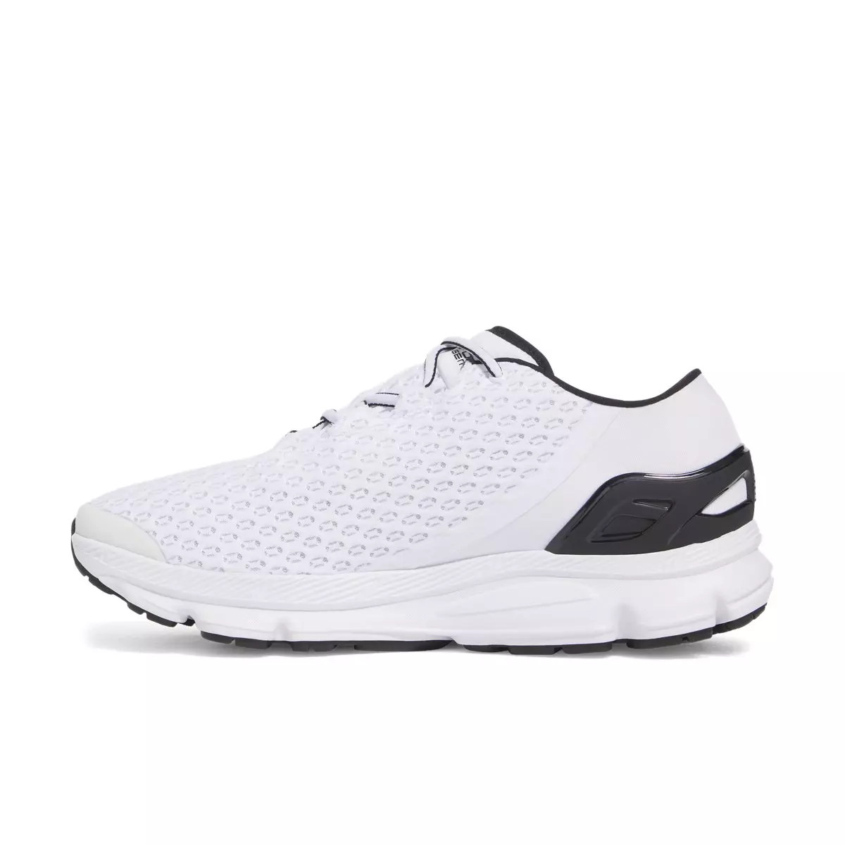 Under Armour SpeedForm Gemini "White/White/Black" Unisex Running Shoe - WHITE/WHITE/BLACK