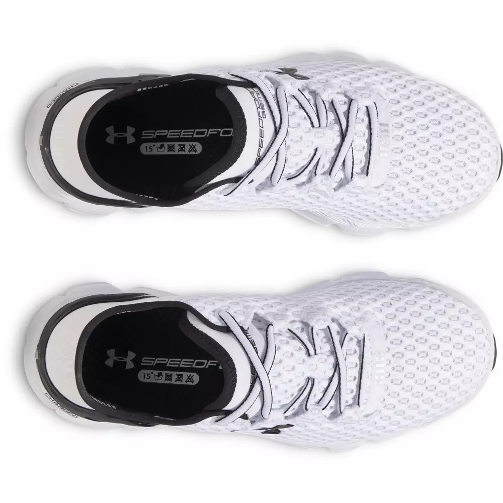 Under Armour SpeedForm Gemini "White/White/Black" Unisex Running Shoe - WHITE/WHITE/BLACK