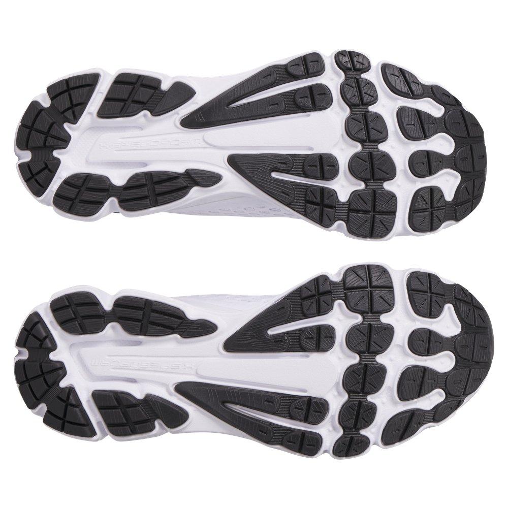 Under Armour SpeedForm Gemini "White/White/Black" Unisex Running Shoe - WHITE/WHITE/BLACK Thumbnail View 5