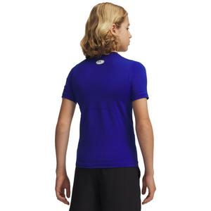 Under Armour Big Boys' HeatGear Armour Short Sleeve Shirt - Royal
