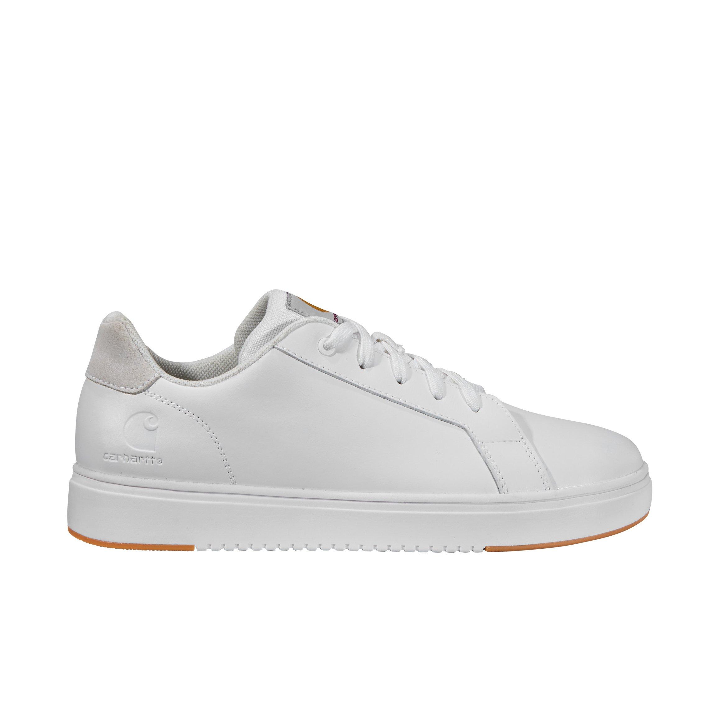 Carhartt Detroit Leather Sneaker Soft Toe "White" Men's Shoe - WHITE Thumbnail View 1