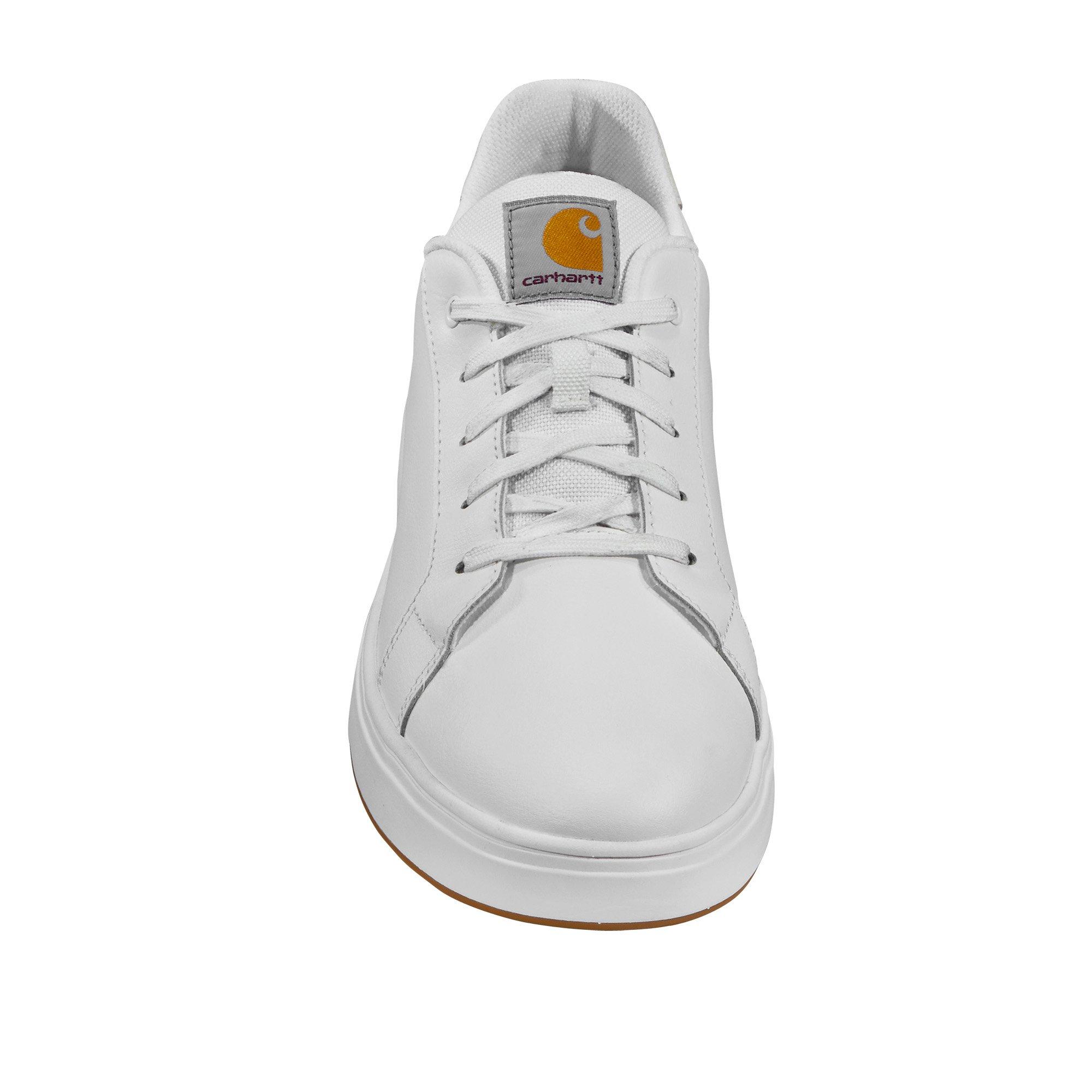 Carhartt Detroit Leather Sneaker Soft Toe "White" Men's Shoe - WHITE Thumbnail View 9