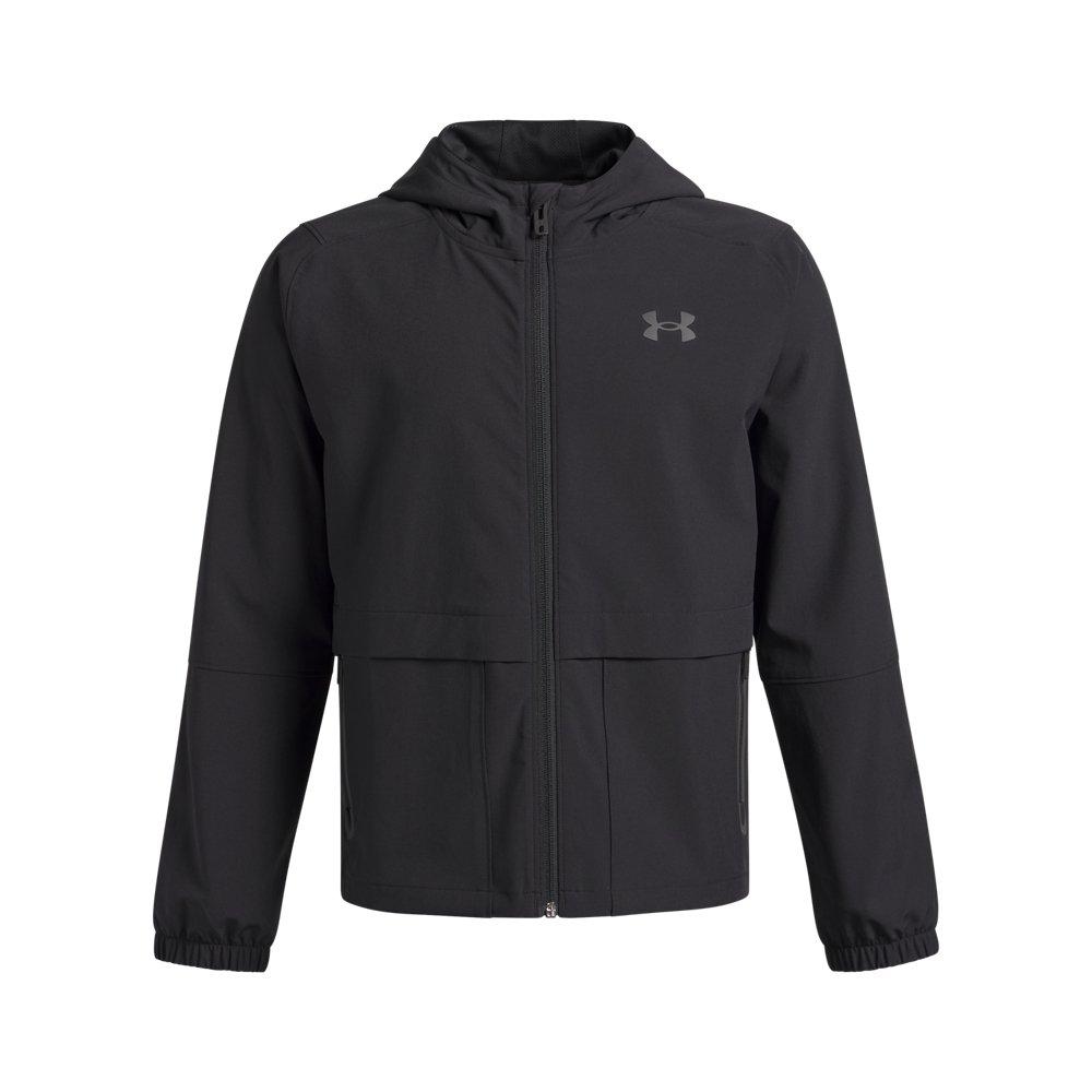 Under Armour Big Boys' Unstoppable Woven Jacket -Black - BLACK Thumbnail View 1