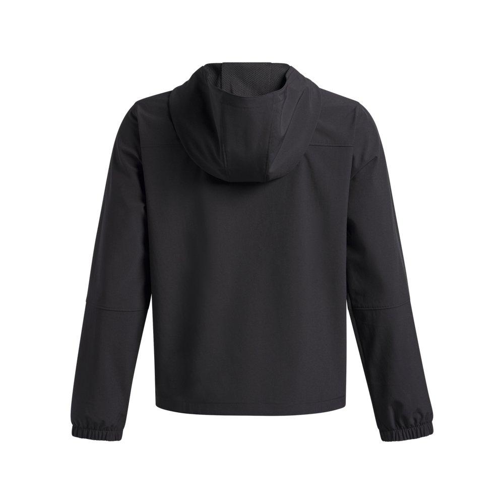 Under Armour Big Boys' Unstoppable Woven Jacket -Black - BLACK Thumbnail View 2