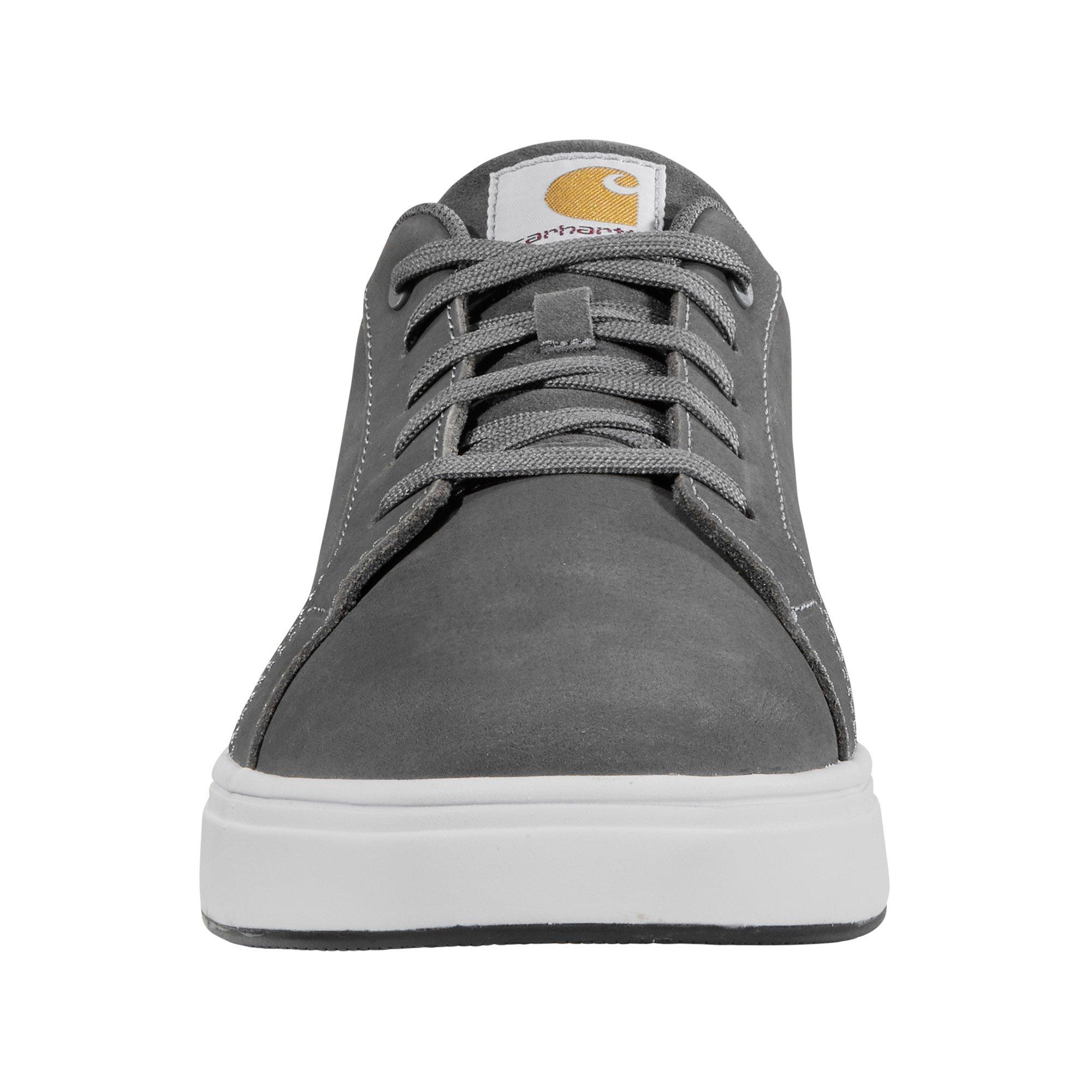 Carhartt Detroit Leather Sneaker Soft Toe "Medium Grey" Men's Shoe - MD GREY Thumbnail View 7