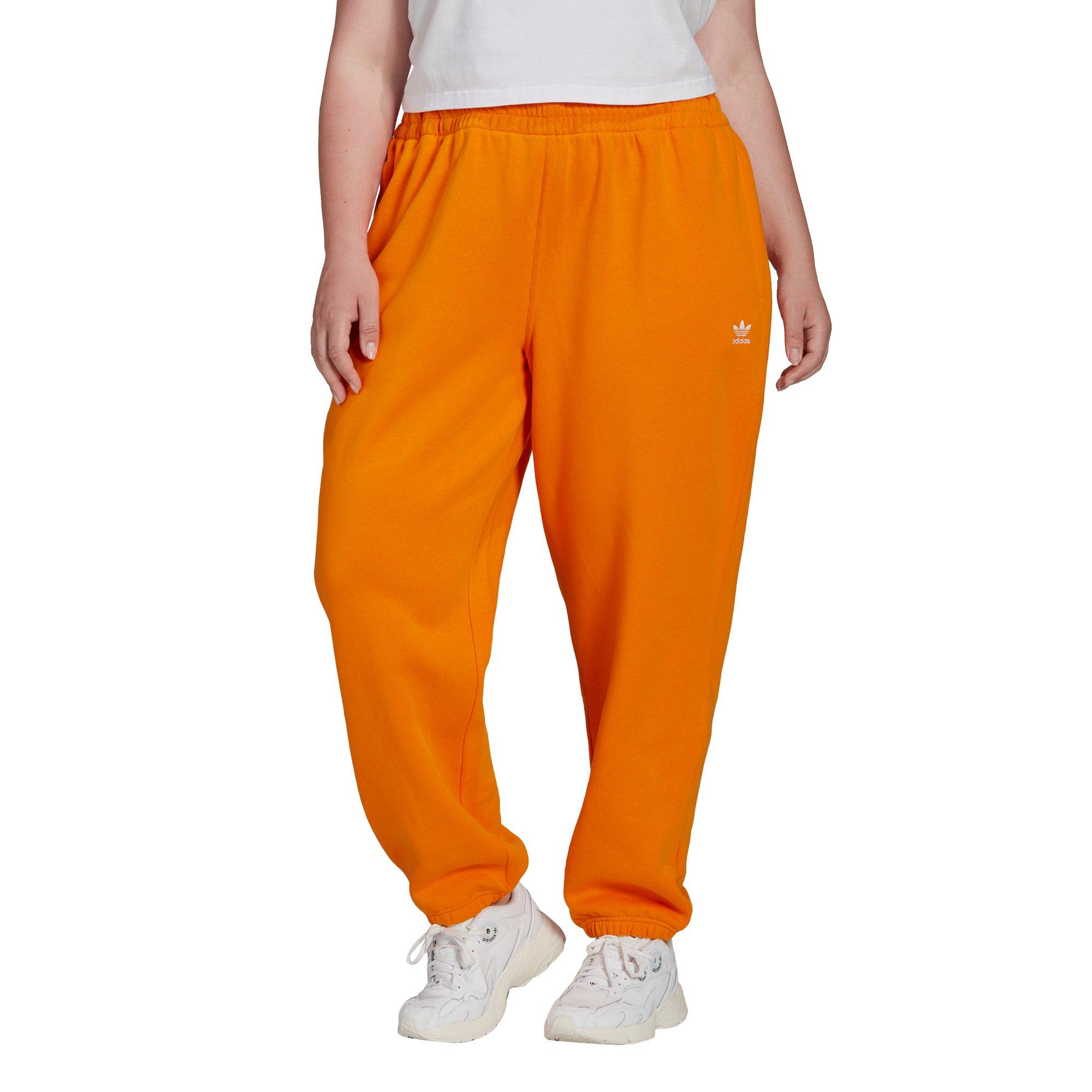 Womens orange adidas outlet track pants