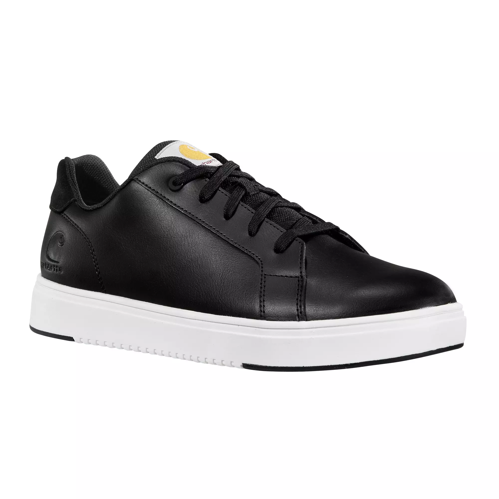 Carhartt Detroit Leather Sneaker Soft Toe "Black" Men's Shoe - BLACK