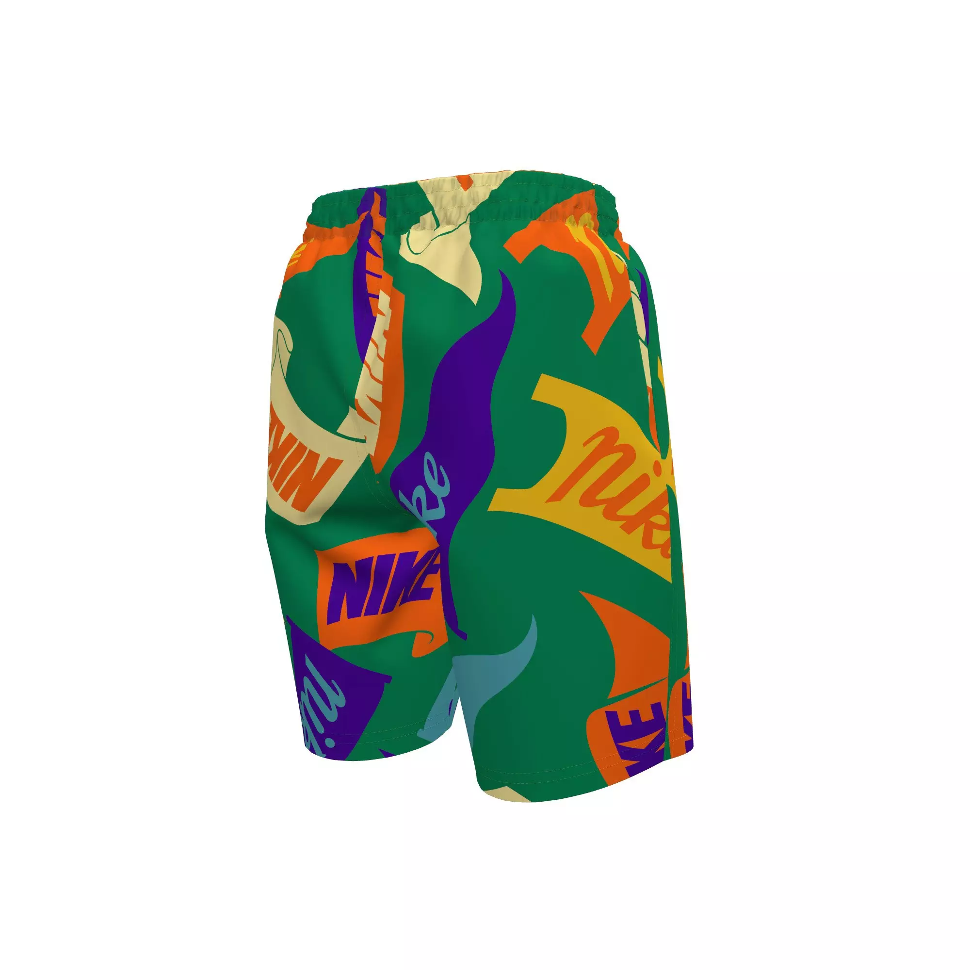 Nike Swim Big Boys' 7" Flag Volley Swim Shorts - GREEN