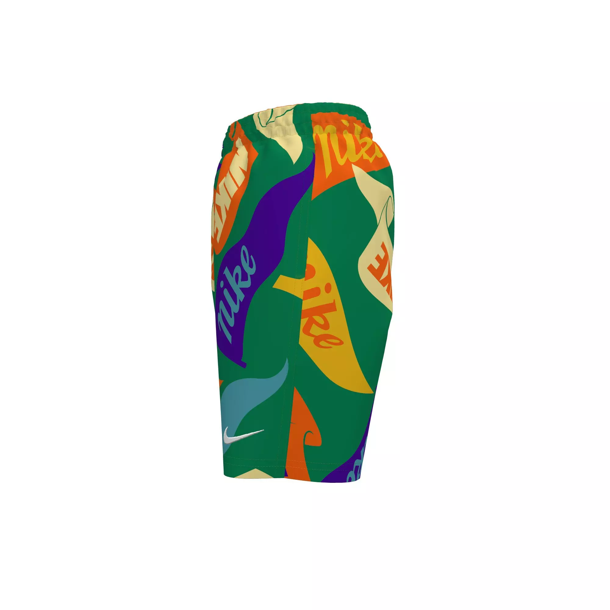 Nike Swim Big Boys' 7" Flag Volley Swim Shorts - GREEN