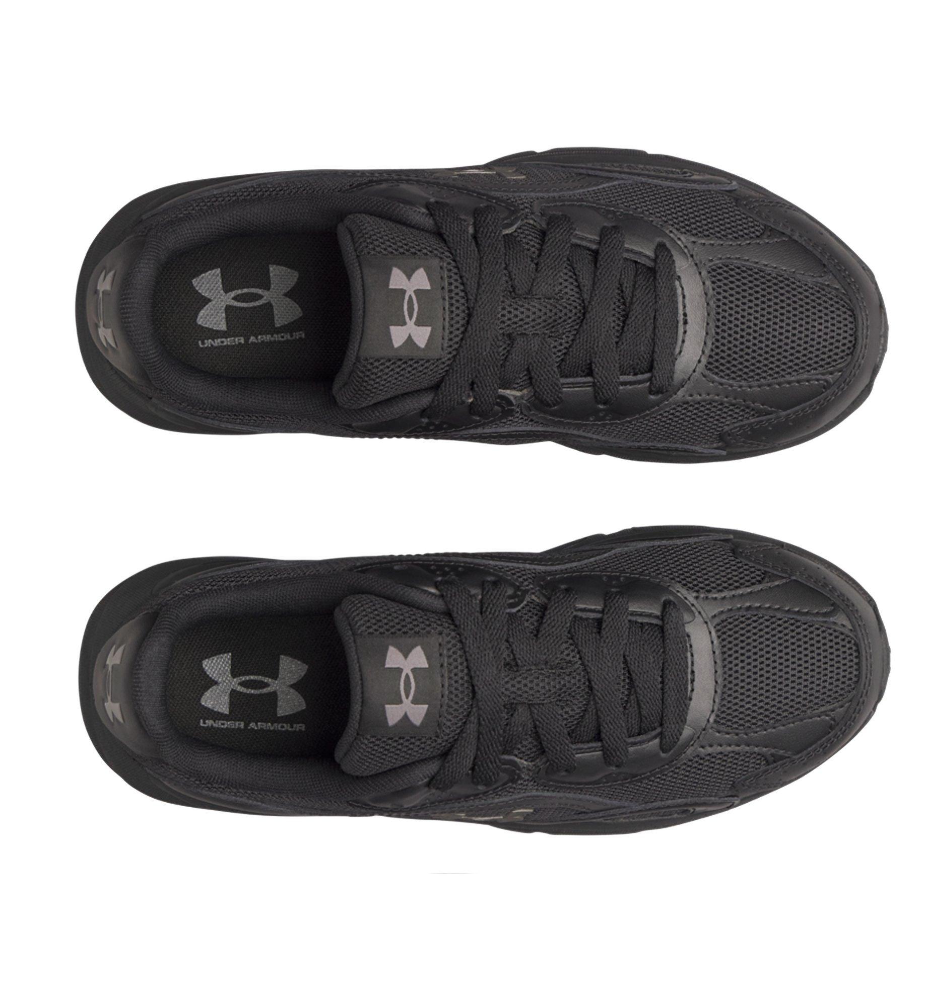 Under Armour Tech Runner "Black" Grade School Boys' Shoe - BLACK Thumbnail View 3