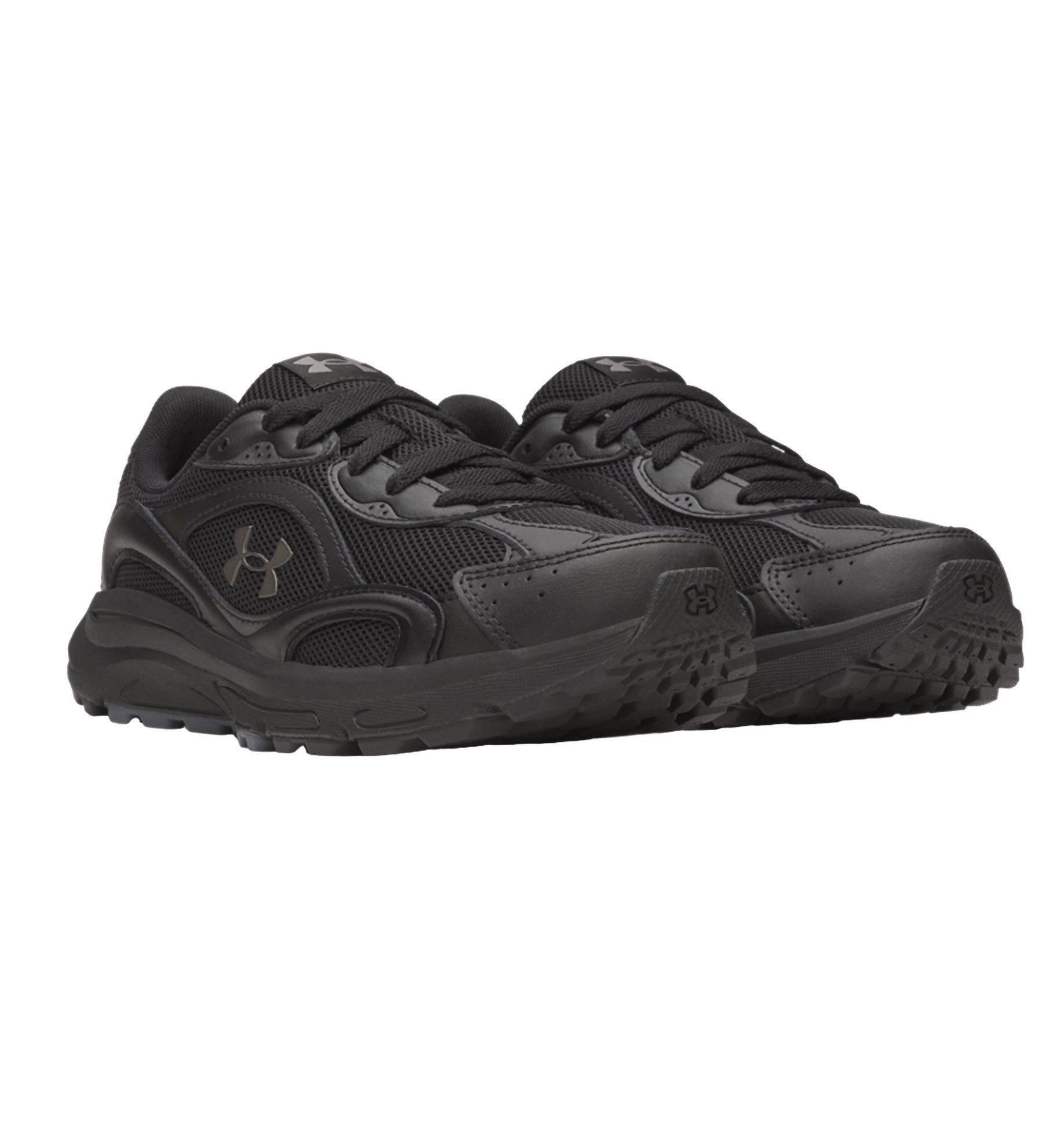 Under Armour Tech Runner "Black" Grade School Boys' Shoe - BLACK Thumbnail View 4
