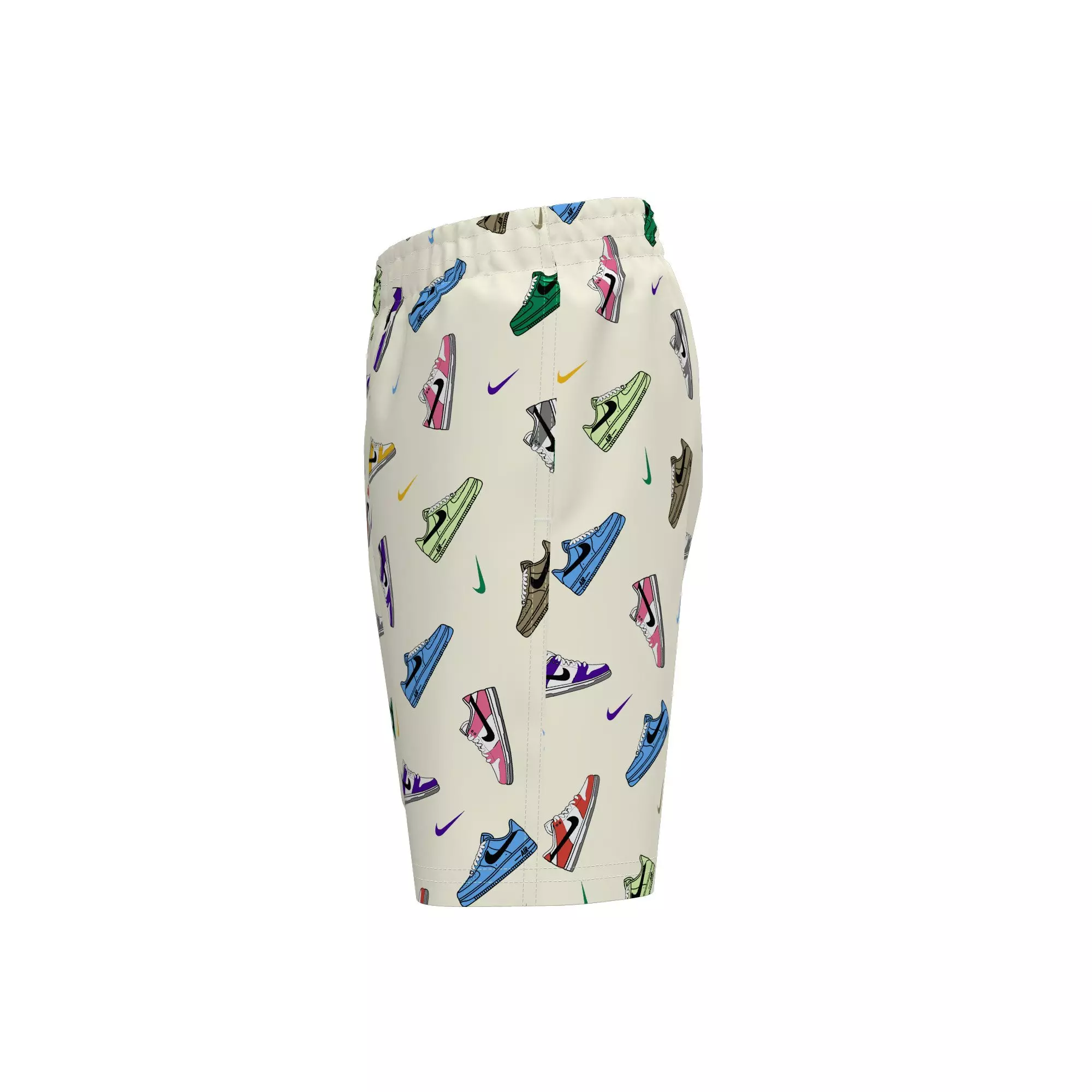 Nike Swim Big Boys' Multi Sneaker 7" Volley Swim Shorts - SAIL