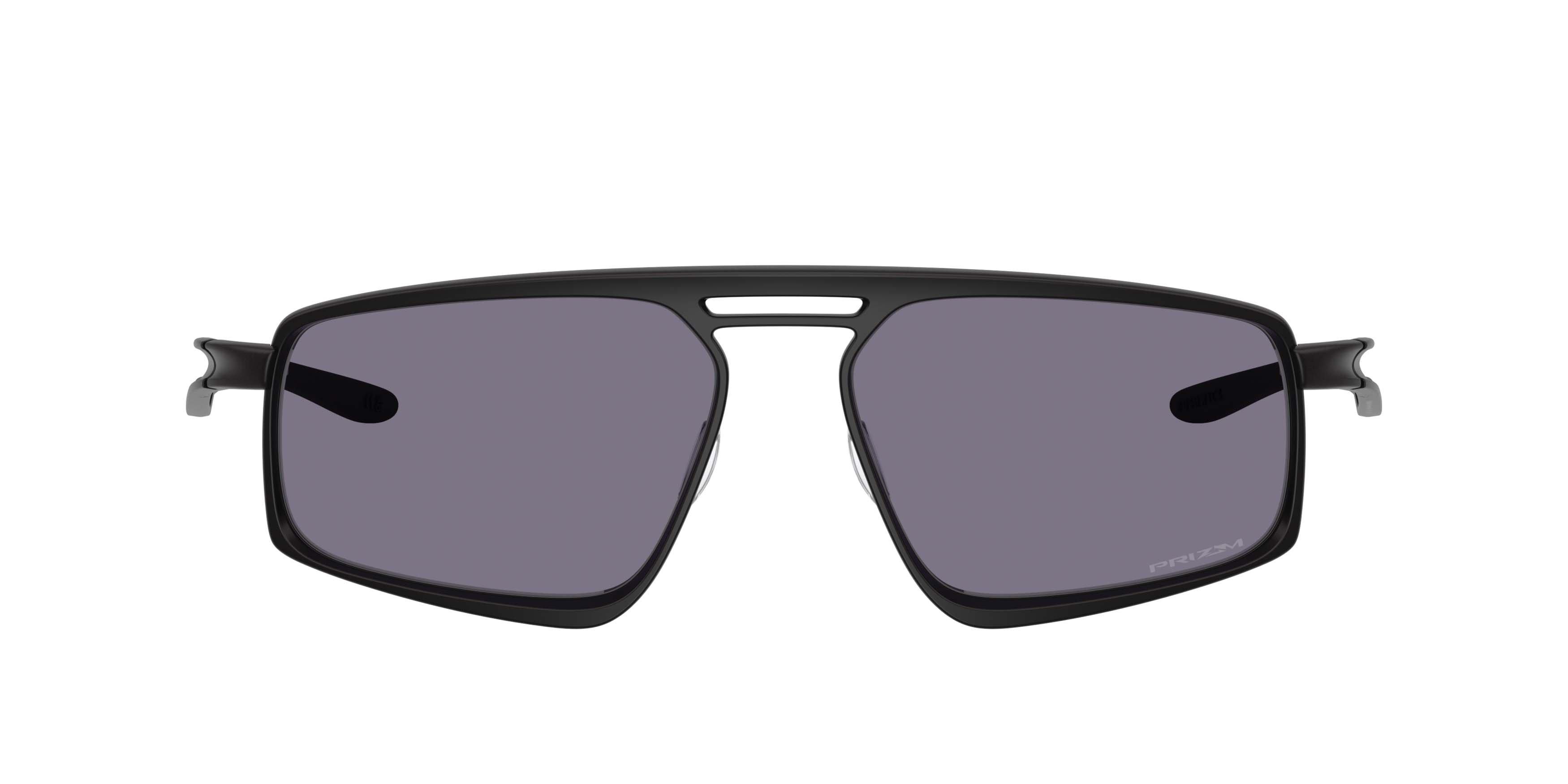 Oakley Bushwick Prizm Grey Sunglasses - Satin Black - BLACK/GREY