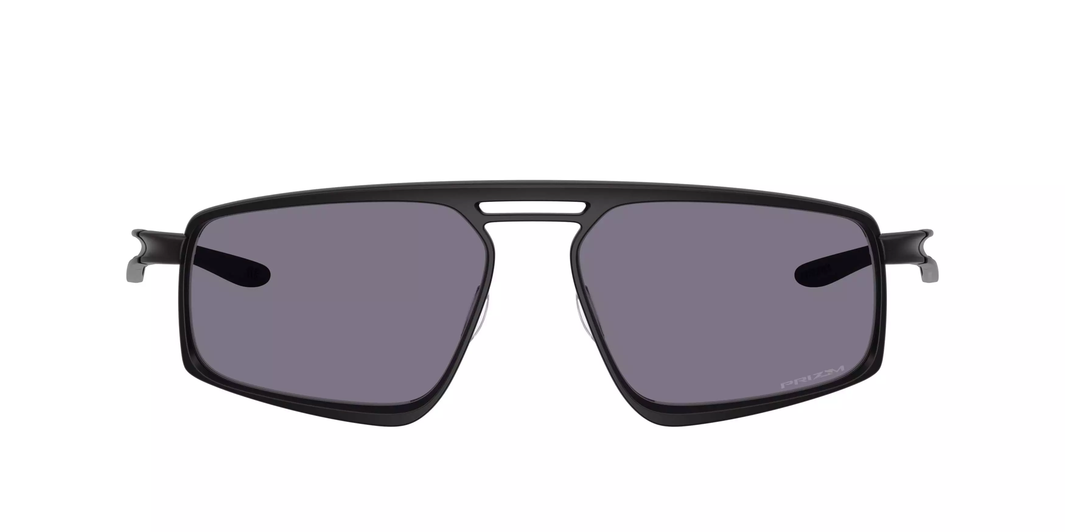 Oakley Bushwick Prizm Grey Sunglasses - Satin Black - BLACK/GREY