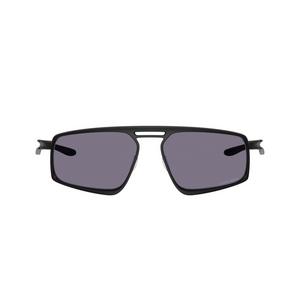 Oakley Bushwick Prizm Grey Sunglasses - Satin Black - BLACK/GREY