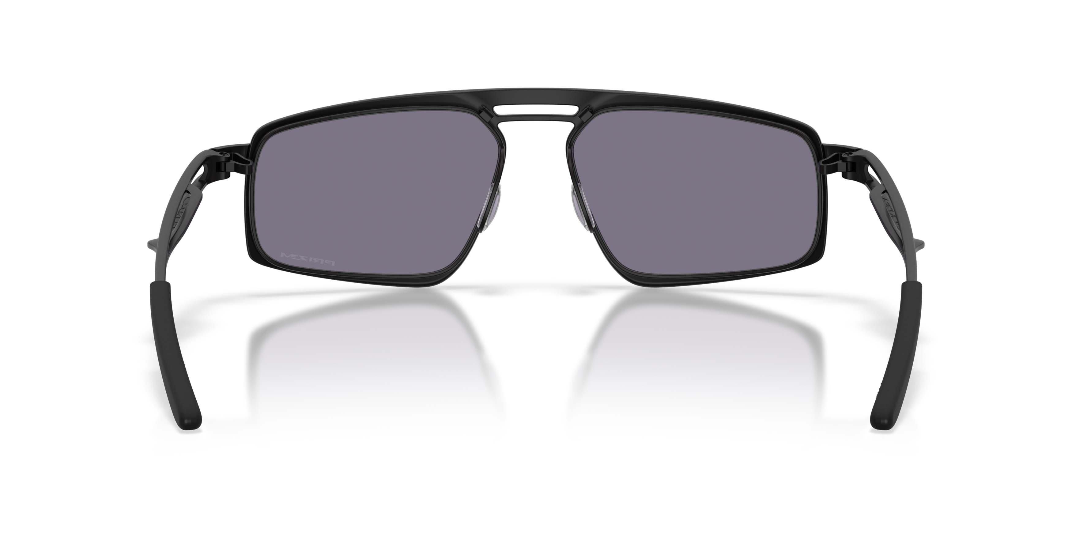 Oakley Bushwick Prizm Grey Sunglasses - Satin Black - BLACK/GREY
