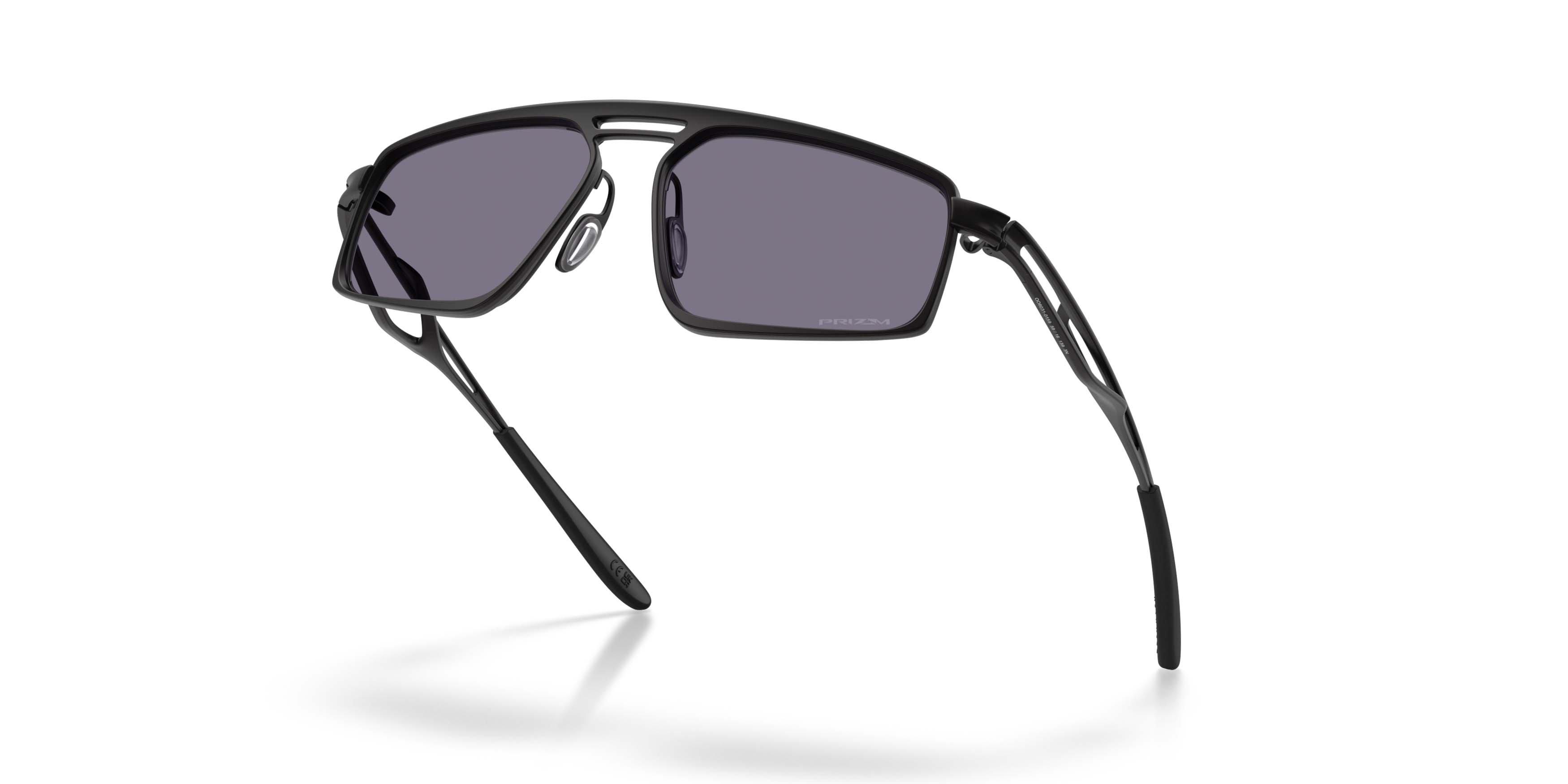 Oakley Bushwick Prizm Grey Sunglasses - Satin Black - BLACK/GREY
