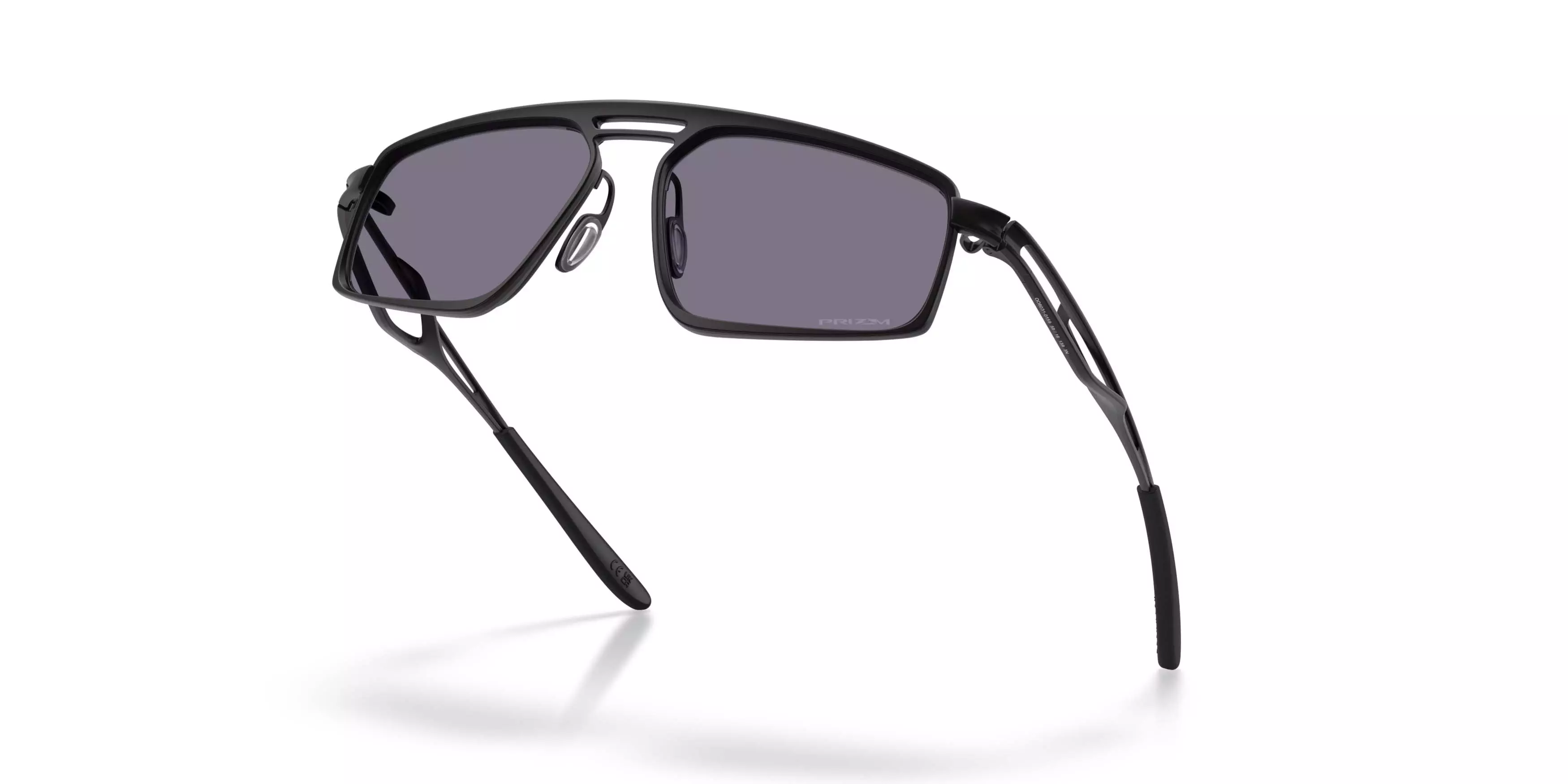 Oakley Bushwick Prizm Grey Sunglasses - Satin Black - BLACK/GREY
