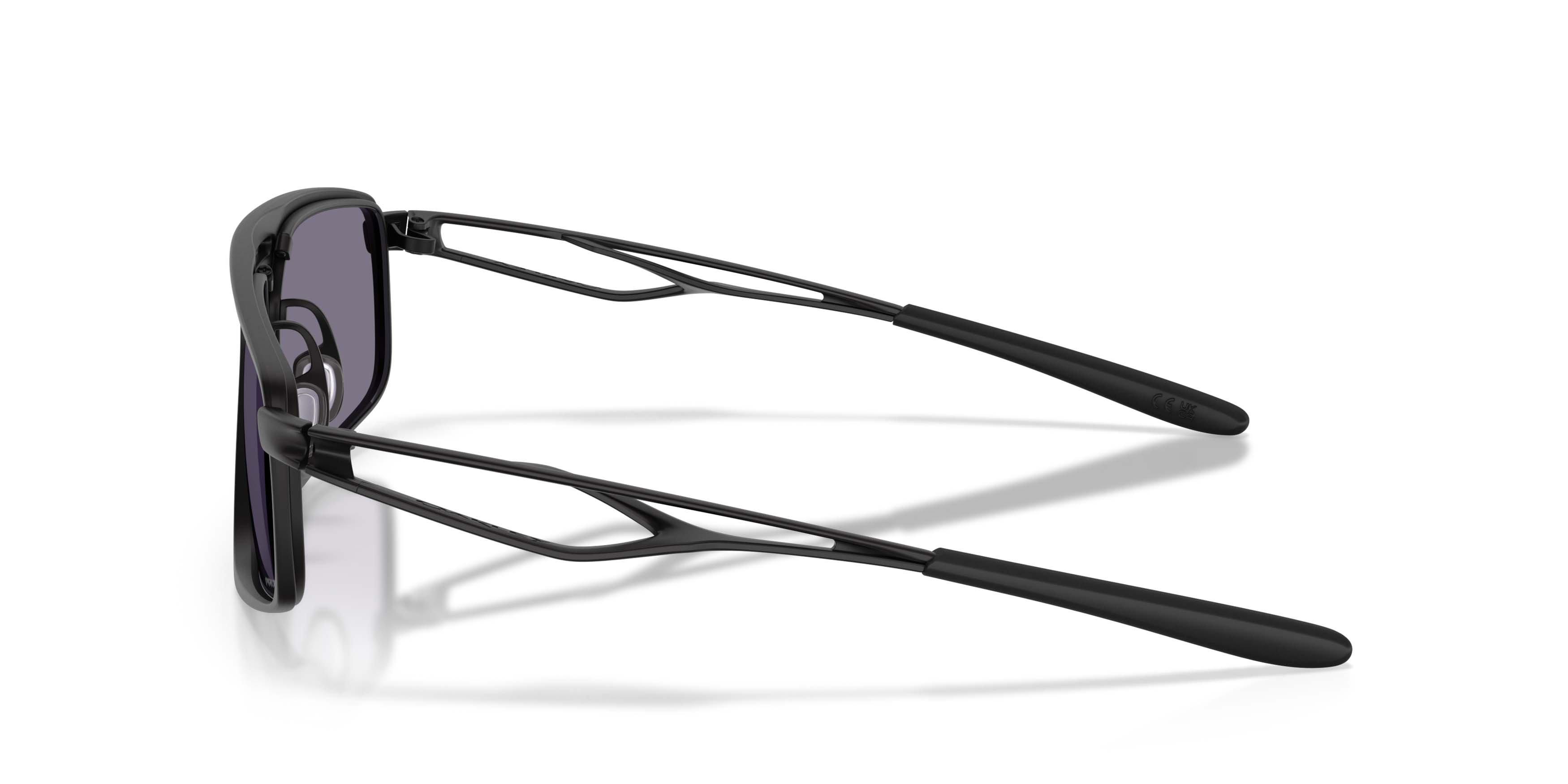 Oakley Bushwick Prizm Grey Sunglasses - Satin Black - BLACK/GREY