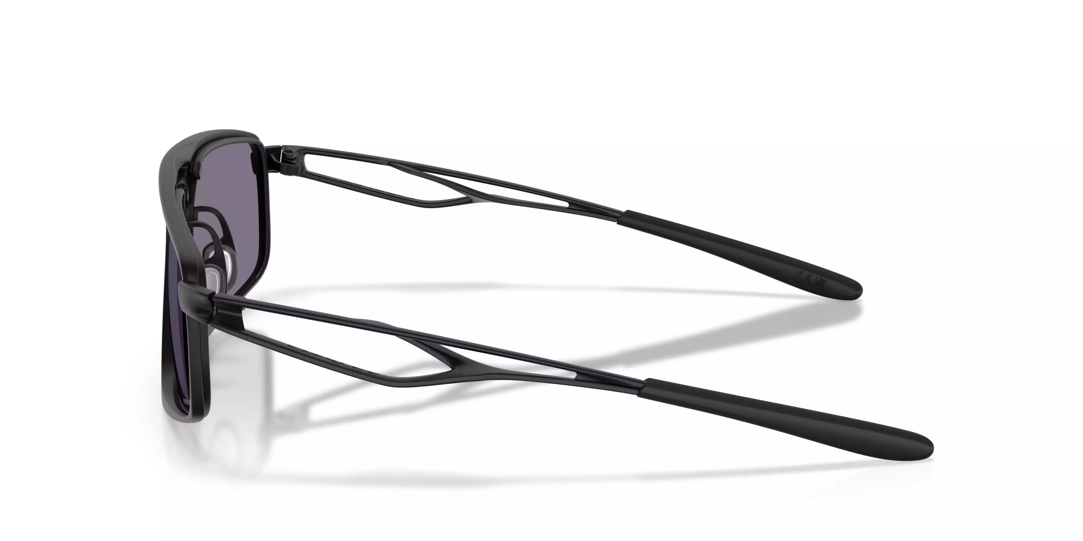 Oakley Bushwick Prizm Grey Sunglasses - Satin Black - BLACK/GREY