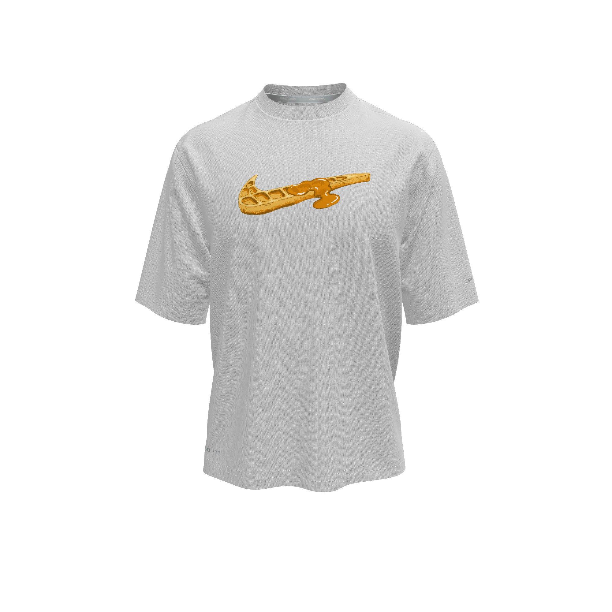 Nike Swim Swoosh Waffle Short Sleeve Big Boys' Hydroguard Tee