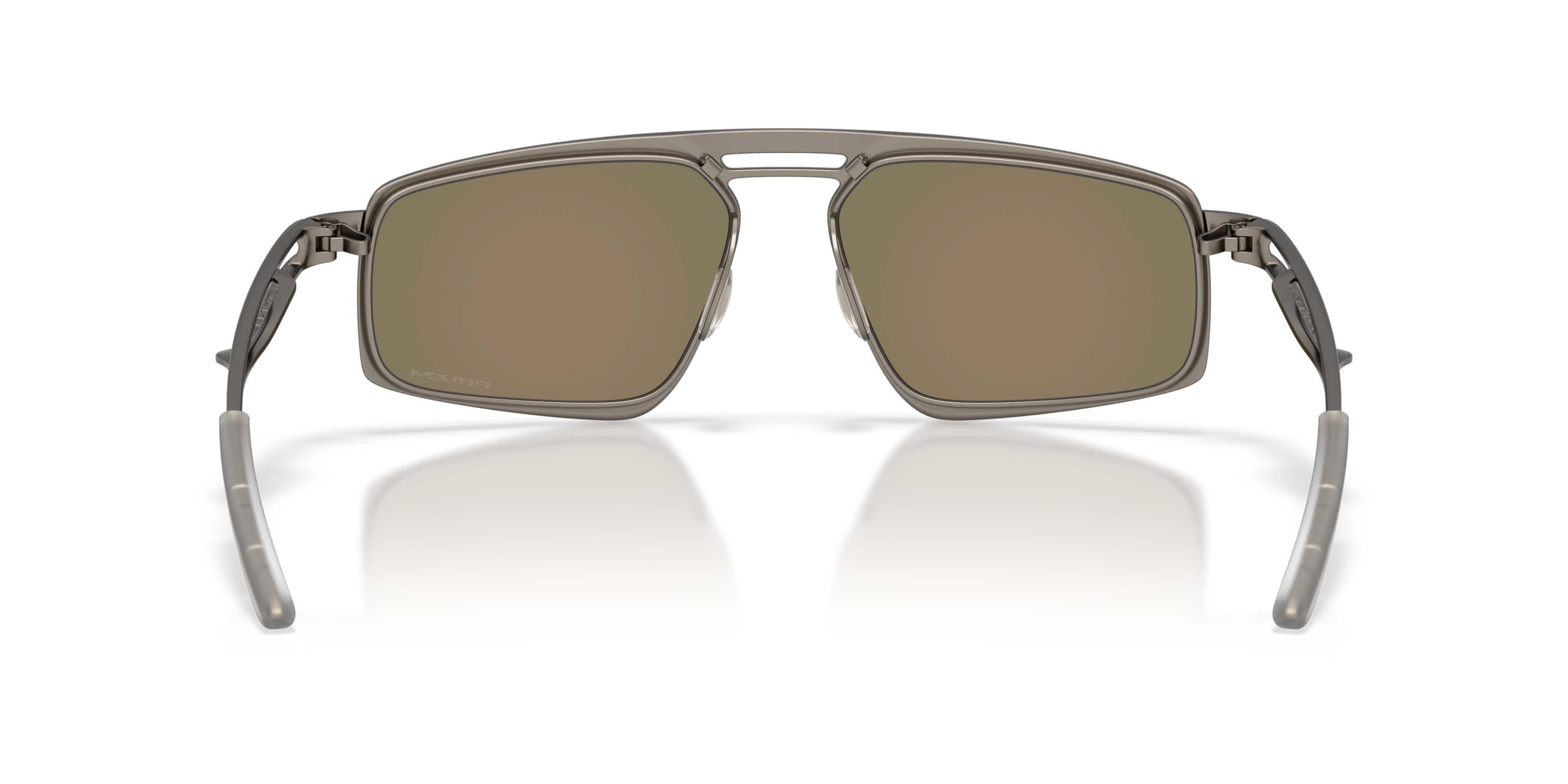 Oakley Bushwick Prizm Ruby Sunglasses - Matte Gunmetal - GREY/RED