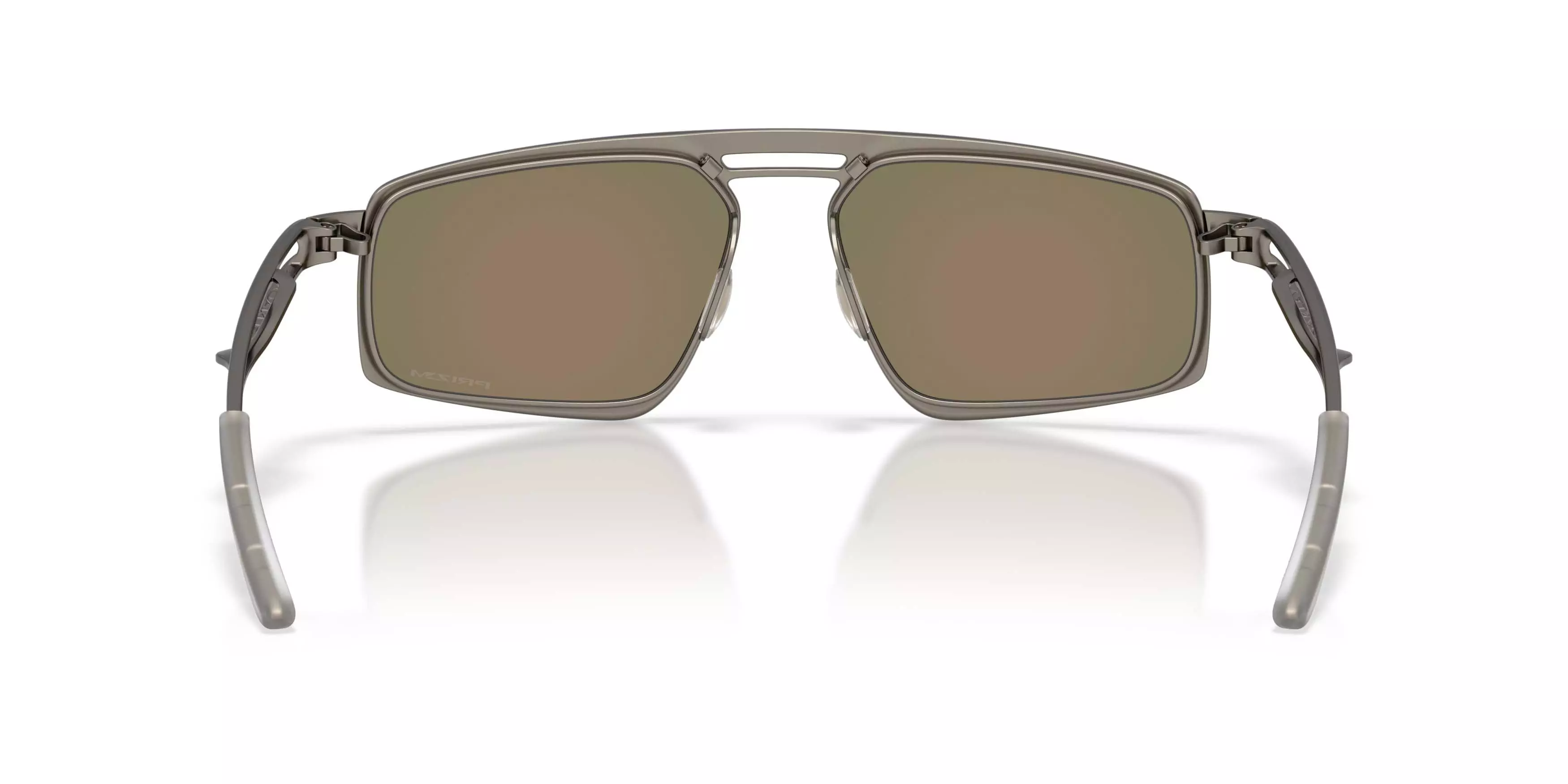 Oakley Bushwick Prizm Ruby Sunglasses - Matte Gunmetal - GREY/RED