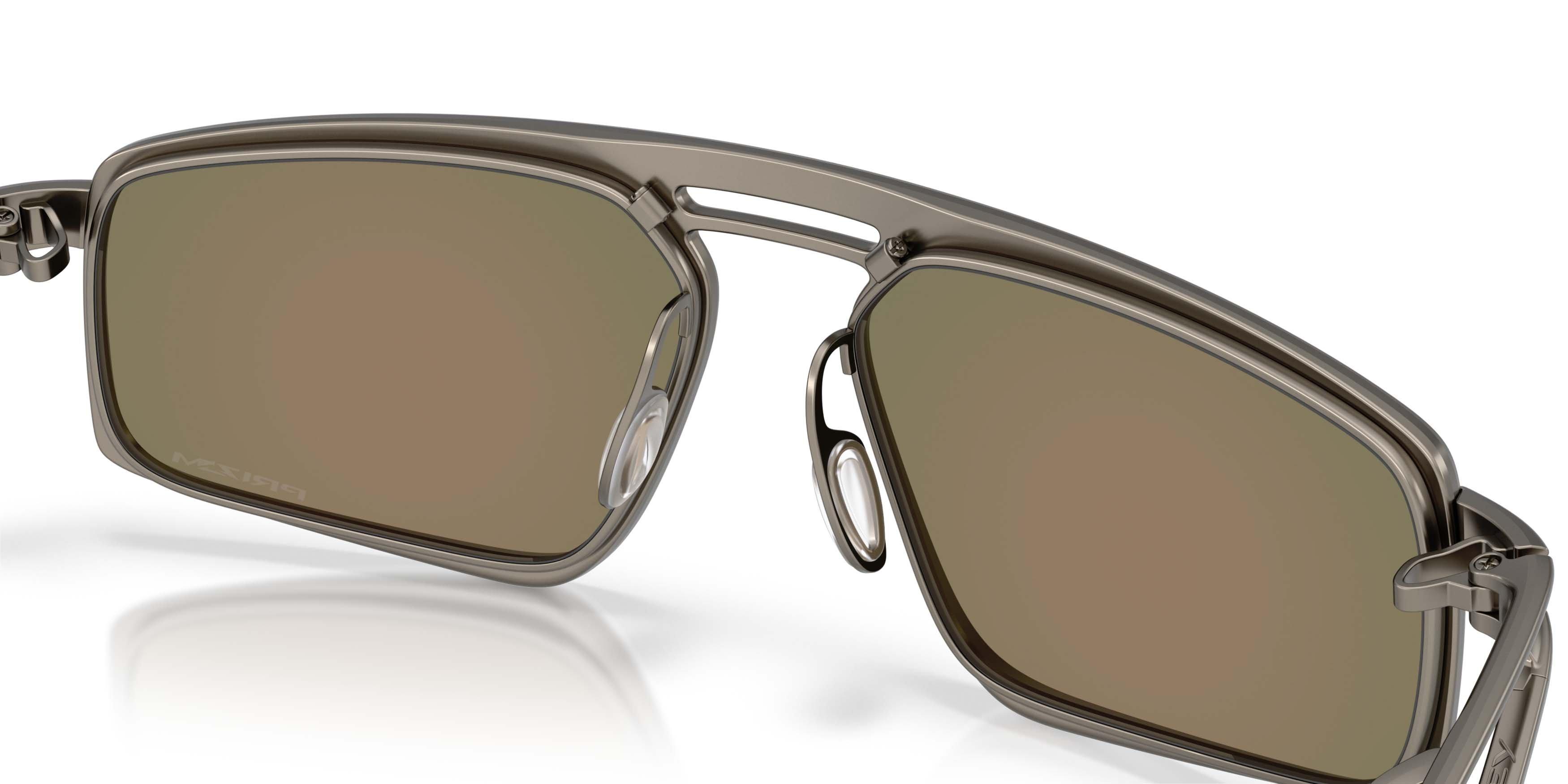 Oakley Bushwick Prizm Ruby Sunglasses - Matte Gunmetal - GREY/RED