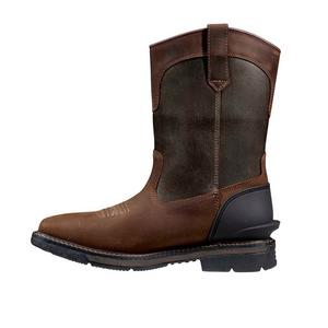 Carhartt Montana Waterproof 11" Square Toe Wellington Soft Toe "Brown/Burnt Olive" Men's Boot