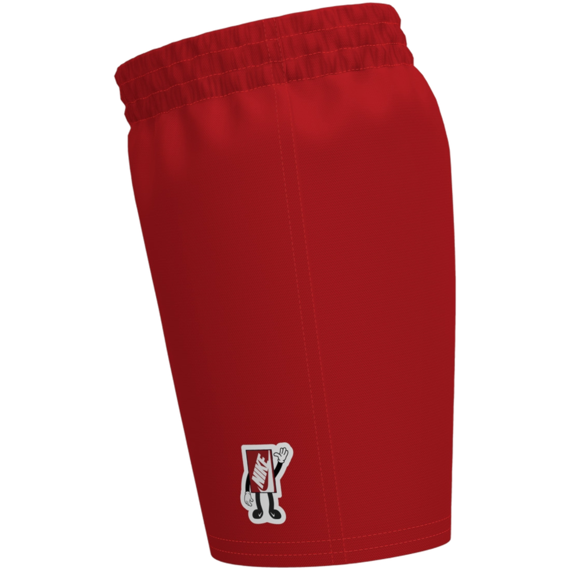 Nike Swim Little Boys' Boxy Patch 5" Volley Shorts - RED Thumbnail View 3
